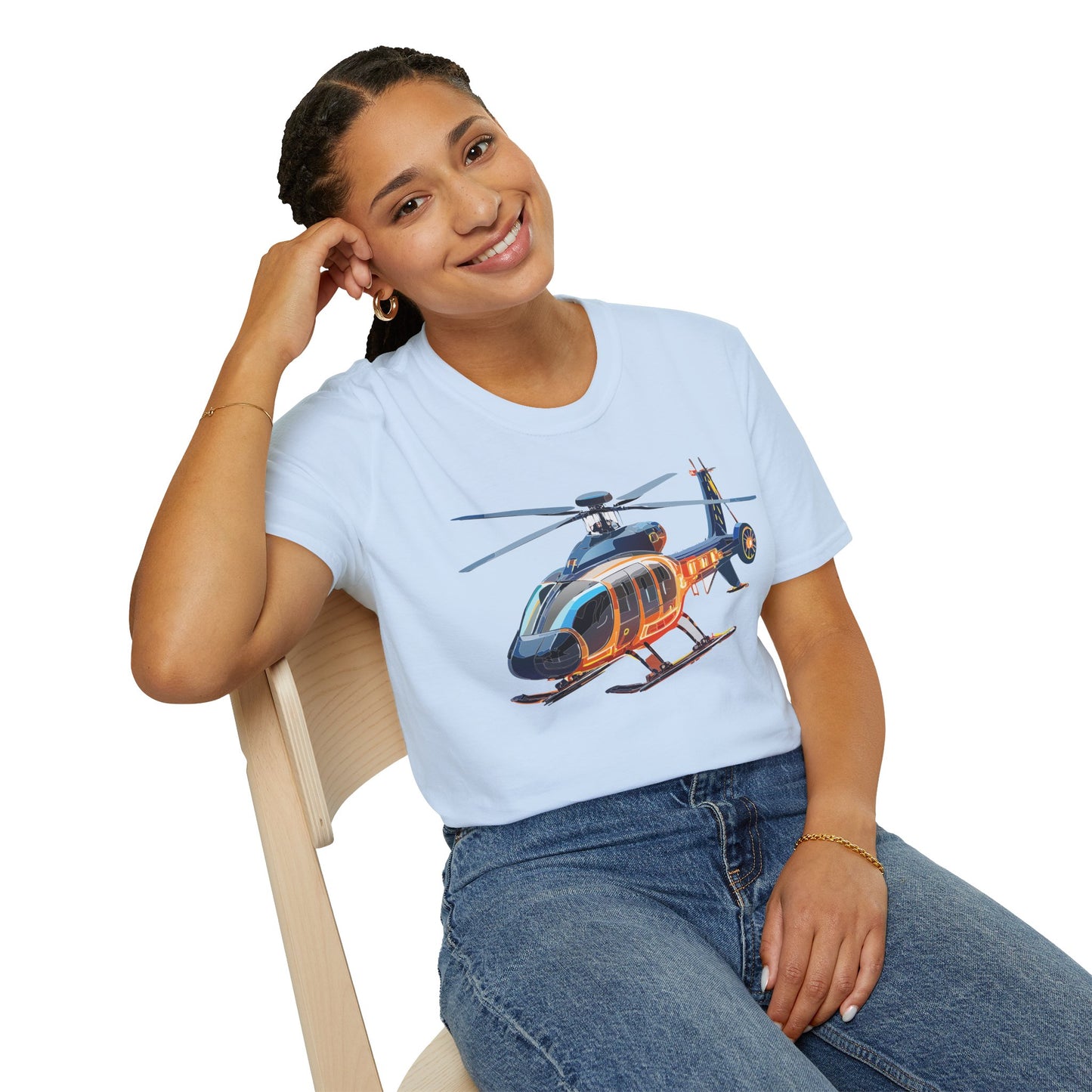 Chopper Shirt, Helicopter Shirt, Shirt with Helicopter, T Shirt with Chopper