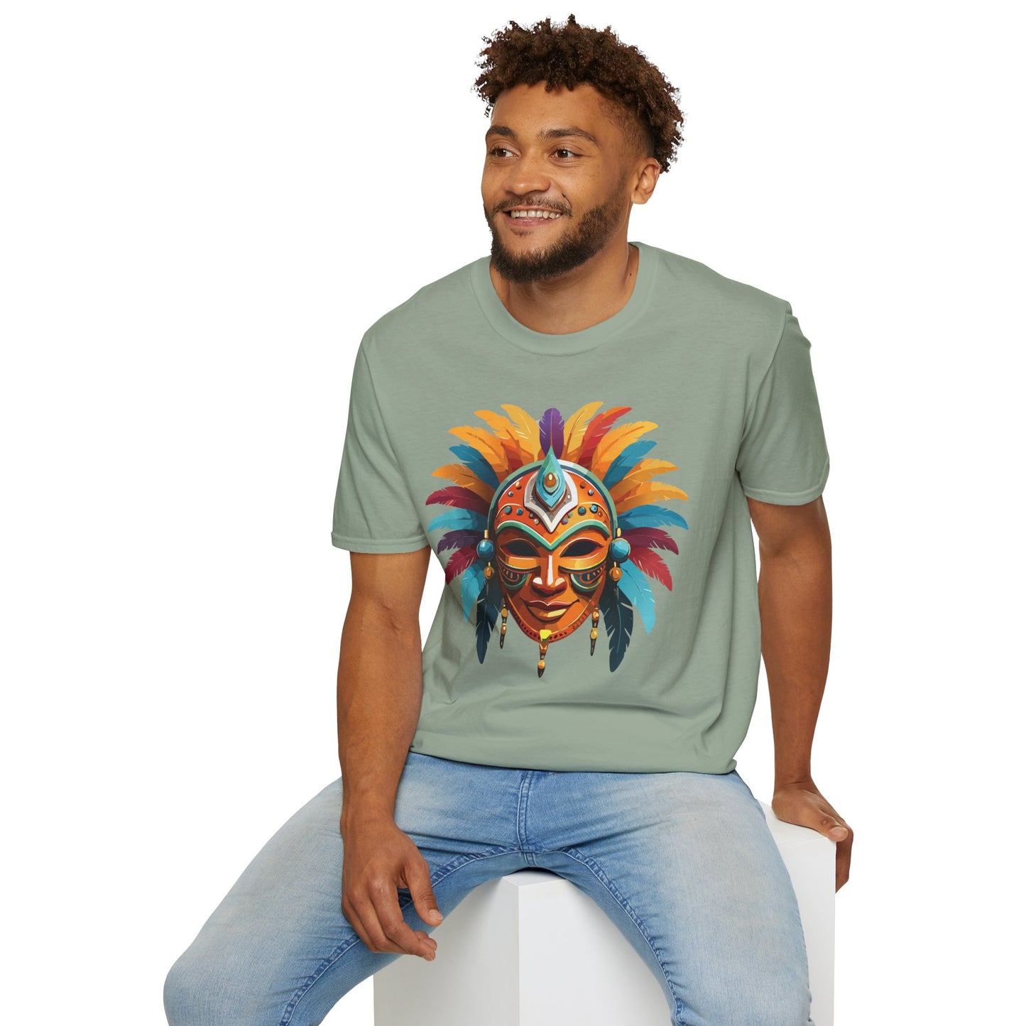 Mask Tee Shirt, Mask Shirt, Shirt with Mask, Masquerade Tees