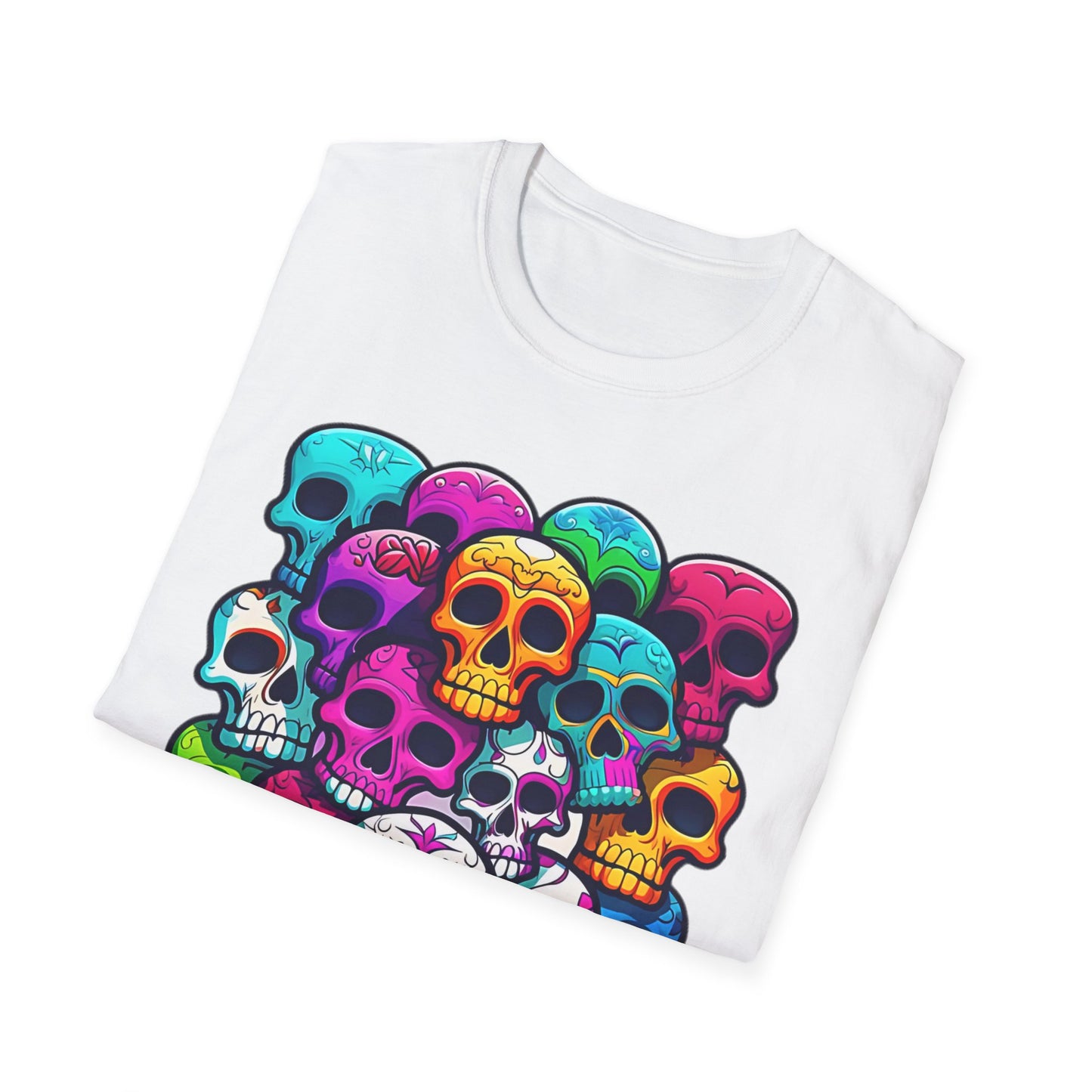Skull Tee Shirt, Skeleton Shirt, Shirt with Skull, Shirt with Skeleton