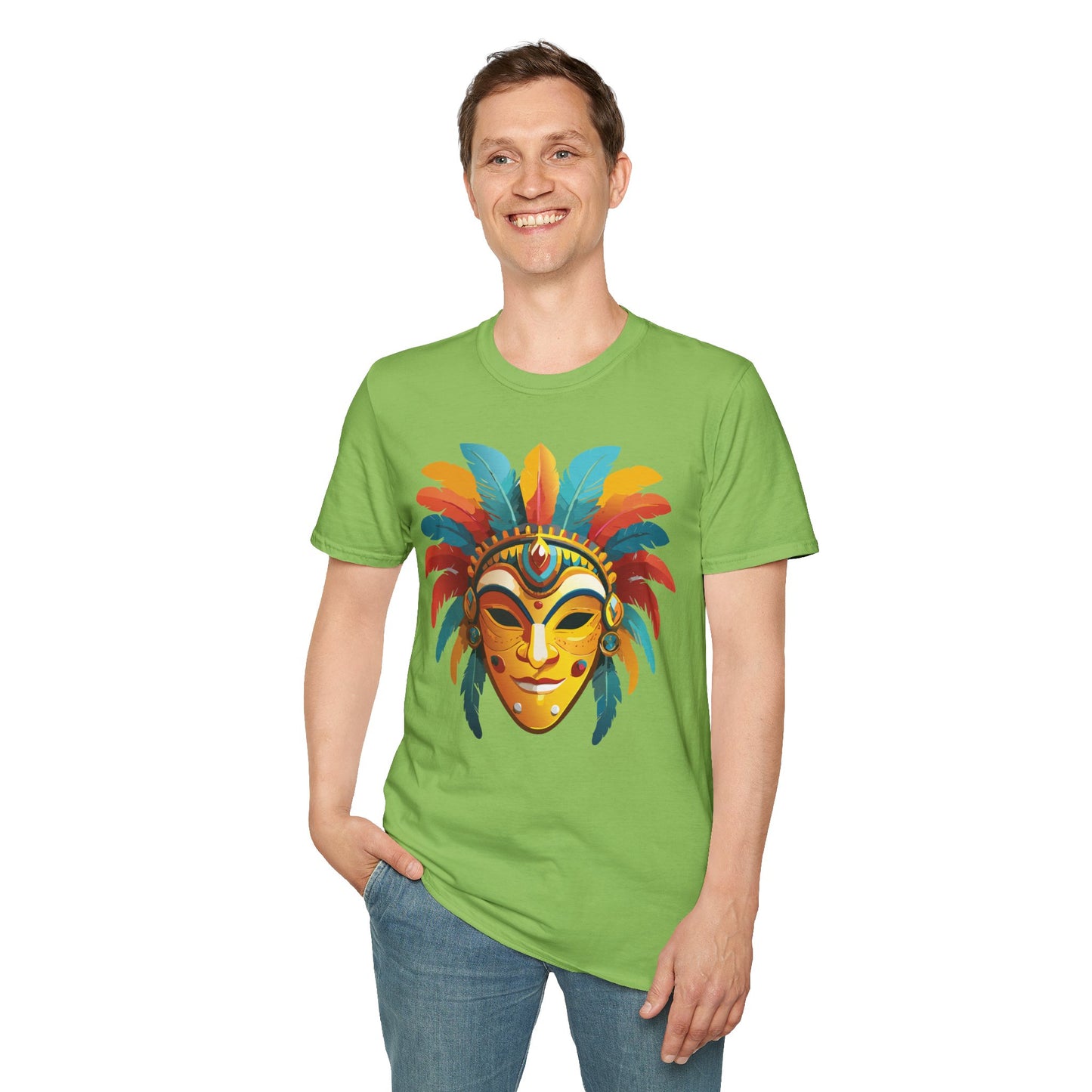 Mask Tee Shirt, Mask Shirt, Shirt with Mask, Masquerade Tees