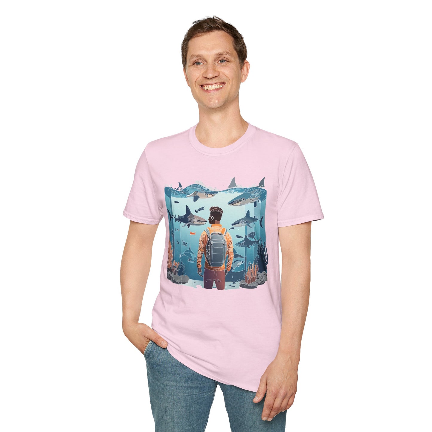 Ocean Tee Shirt, Ocean Shirt, Shirt with Ocean, U boat Tees, Shirt with U-Boat