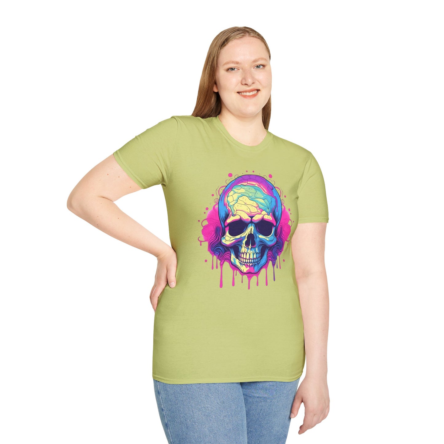 Skull Tee Shirt, Skeleton Shirt, Shirt with Skull, Shirt with Skeleton