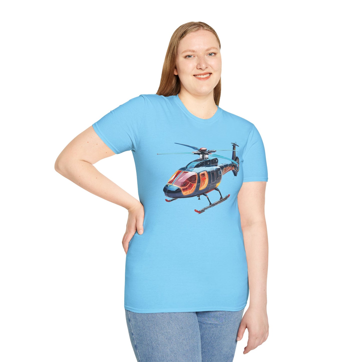 Chopper Shirt, Helicopter Shirt, Shirt with Helicopter, T Shirt with Chopper