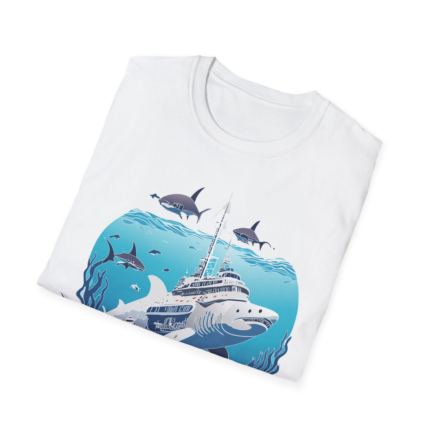 Ocean Tee Shirt, Ocean Shirt, Shirt with Ocean, U boat Tees, Shirt with U-Boat