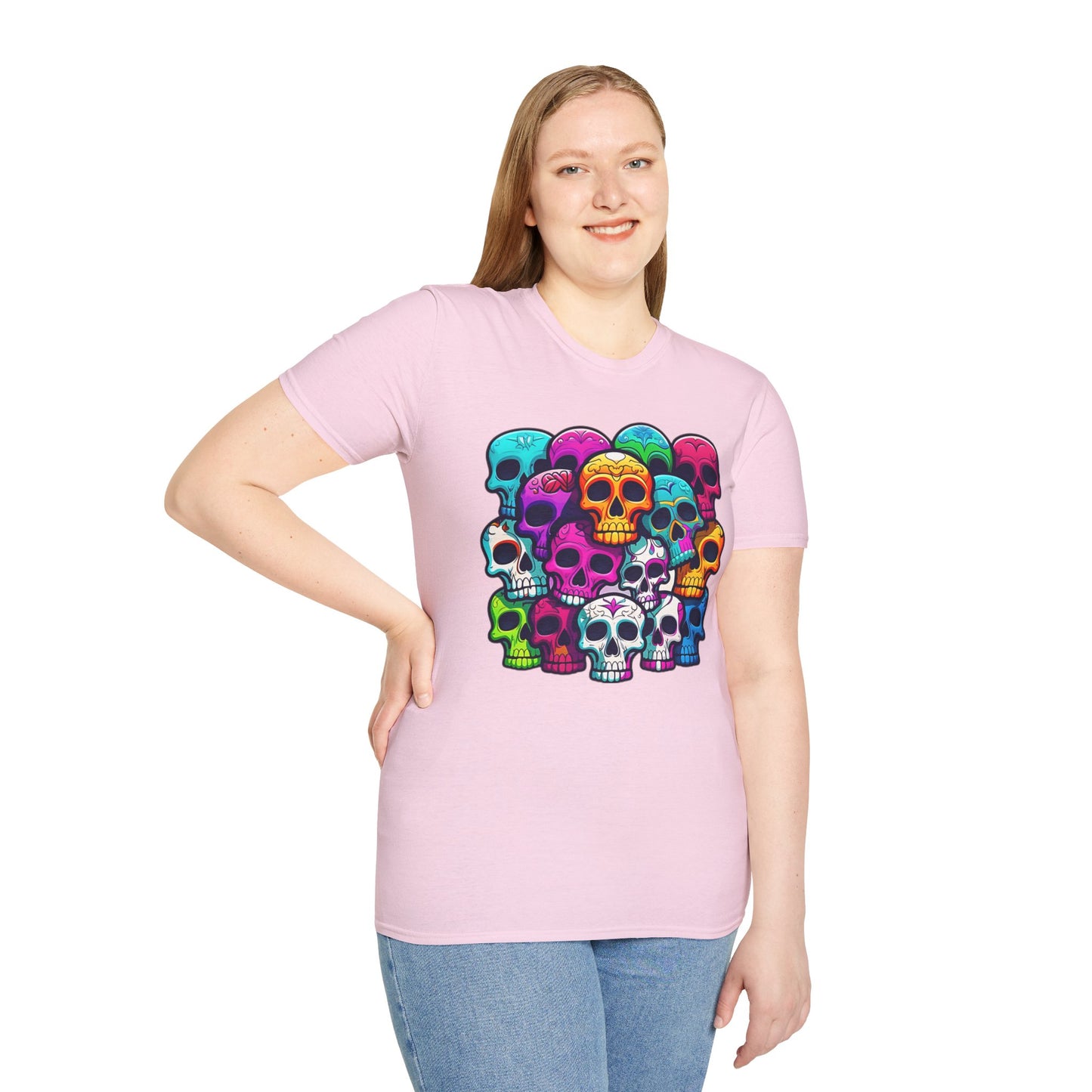 Skull Tee Shirt, Skeleton Shirt, Shirt with Skull, Shirt with Skeleton