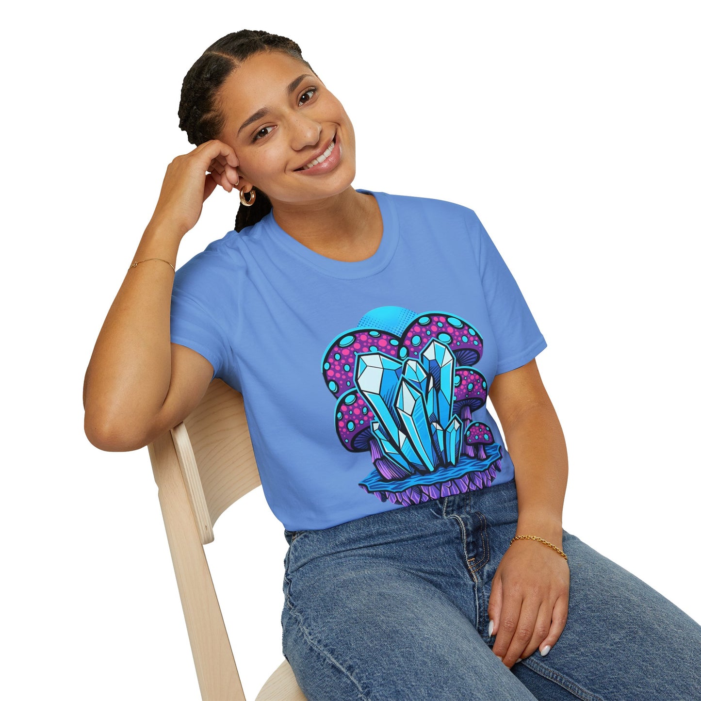 Mashroom Tee Shirt, Mashroom Shirt, Shirt with Funny Mashroom, Shirt with Fungus