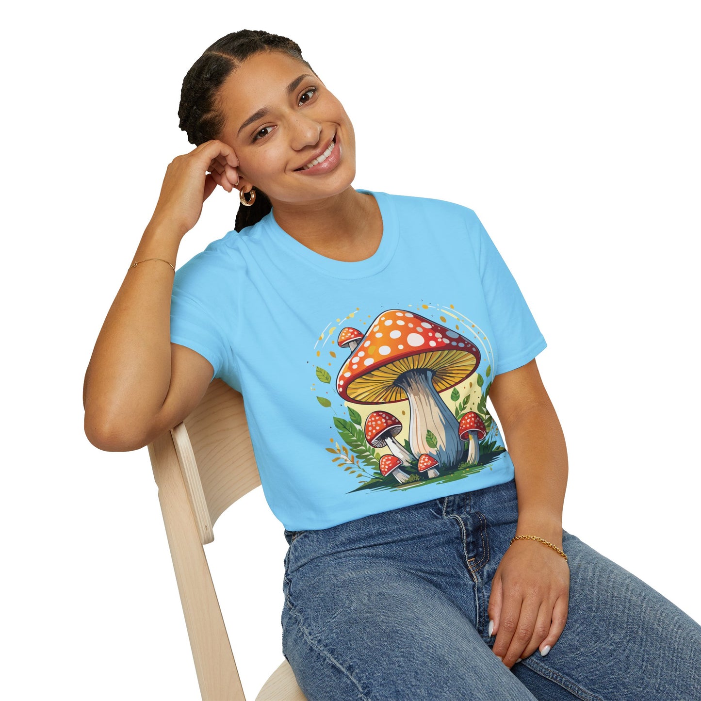 Mashroom Tee Shirt, Mashroom Shirt, Shirt with Funny Mashroom, Shirt with Fungus