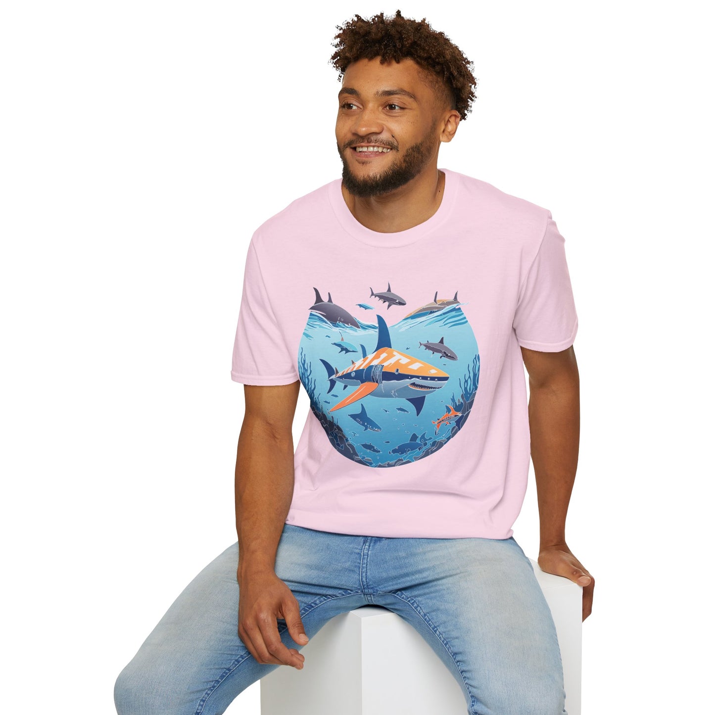 Ocean Tee Shirt, Ocean Shirt, Shirt with Ocean, U boat Tees, Shirt with U-Boat