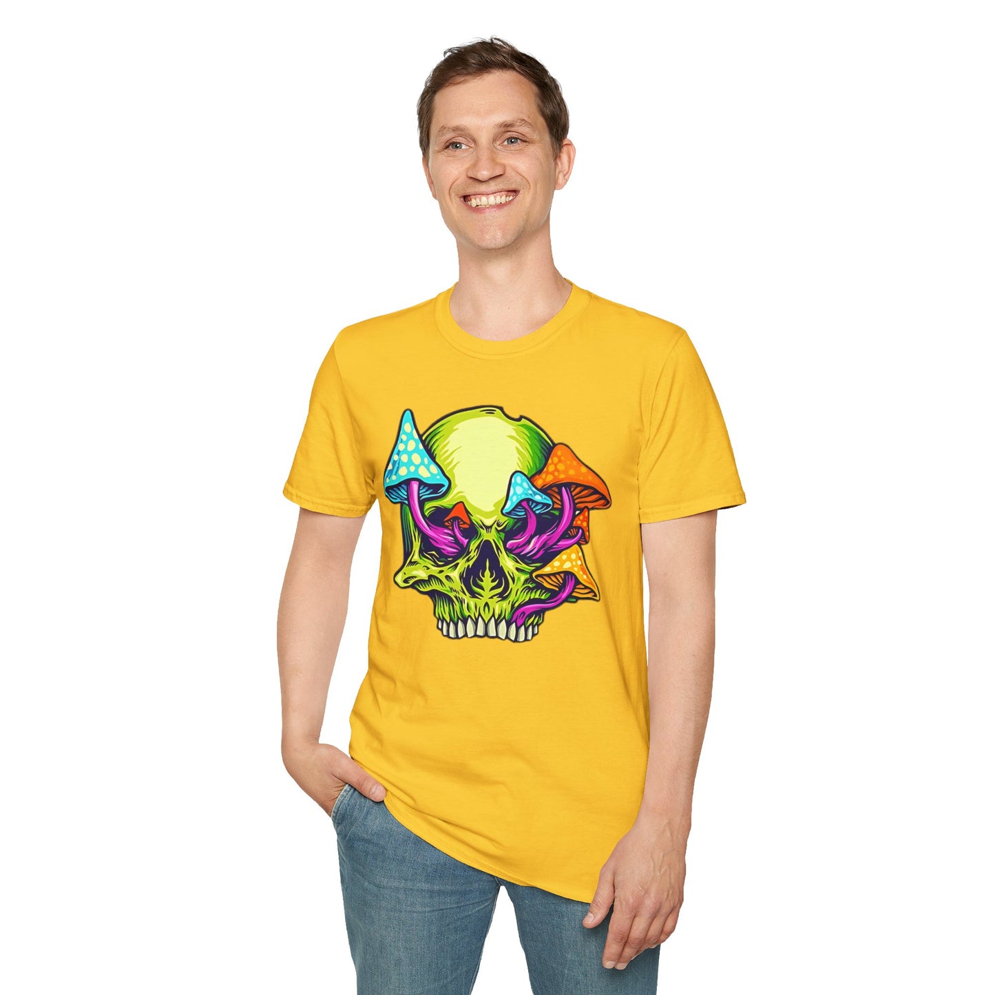 Skull Tee Shirt, Skeleton Shirt, Shirt with Skull, Shirt with Skeleton