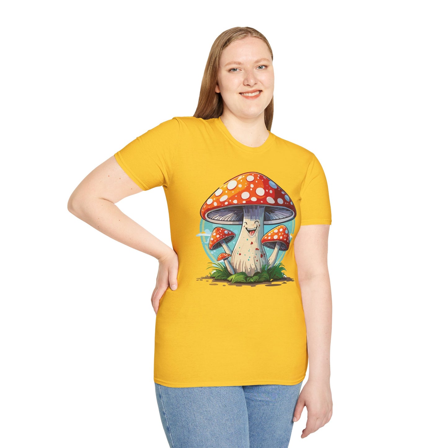 Mashroom Tee Shirt, Mashroom Shirt, Shirt with Funny Mashroom, Shirt with Fungus