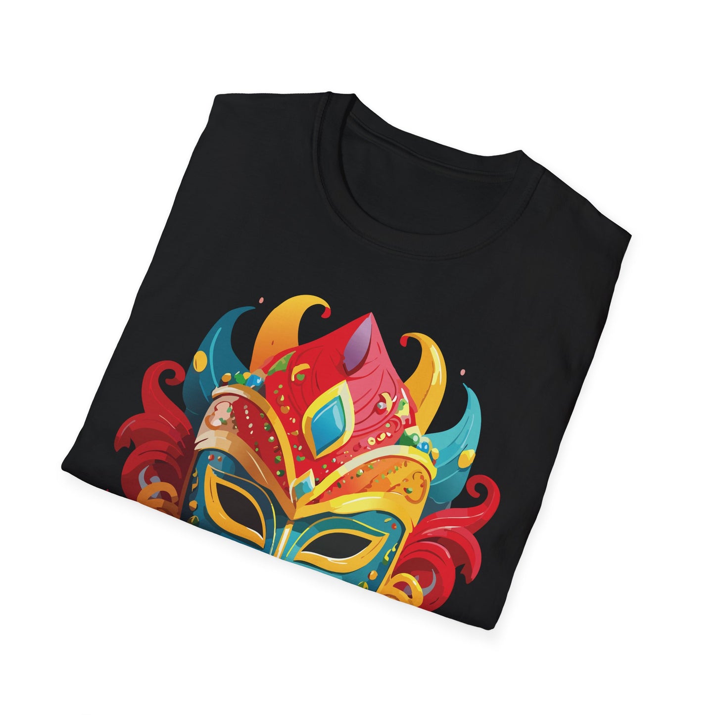 Mask Tee Shirt, Mask Shirt, Shirt with Mask, Masquerade Tees