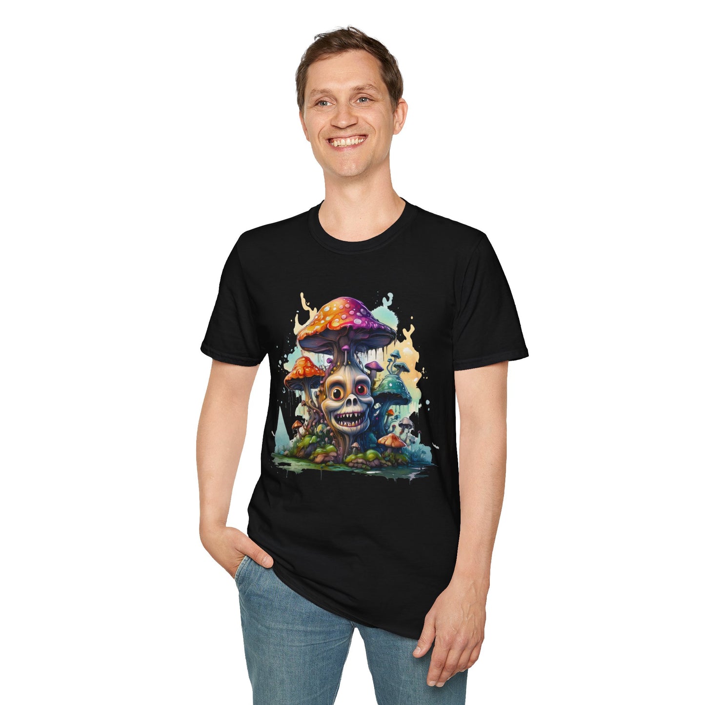 Mashroom Tee Shirt, Mashroom Shirt, Shirt with Funny Mashroom, Shirt with Fungus
