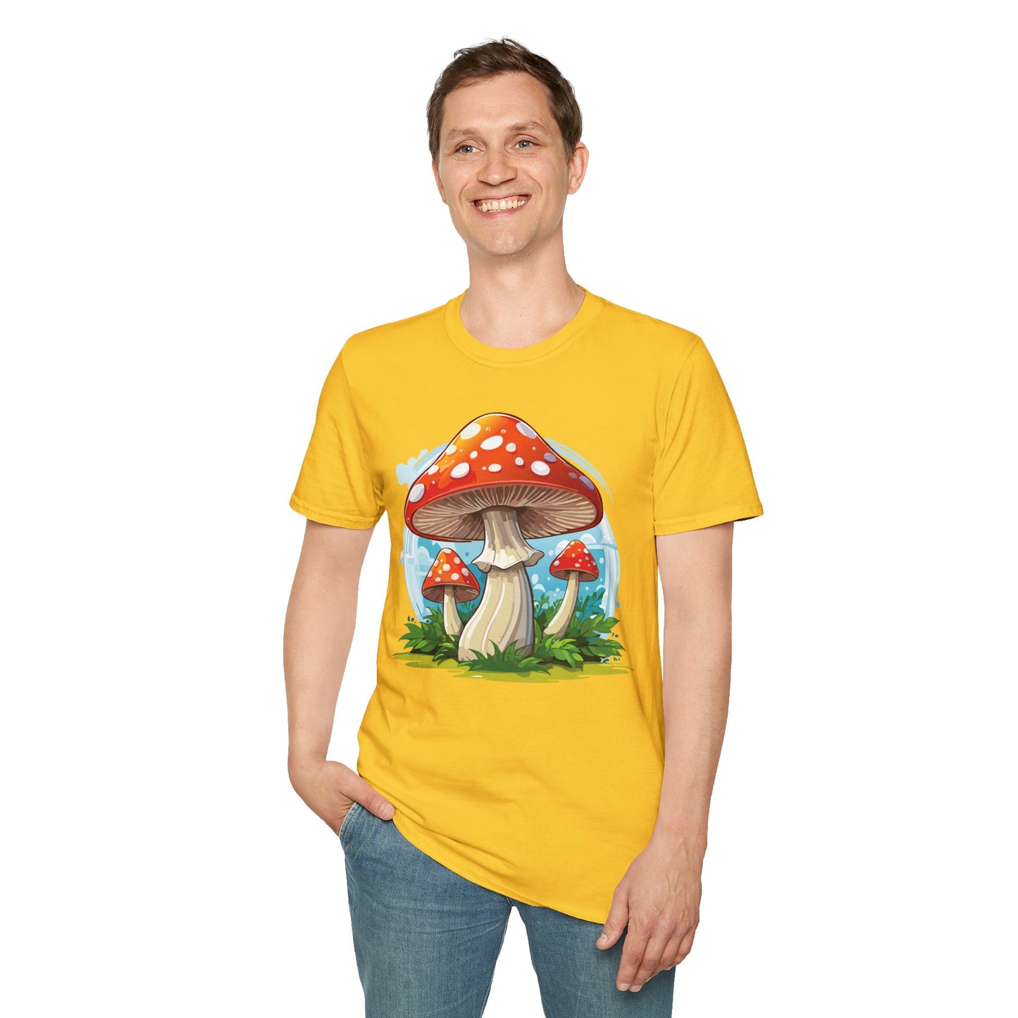 Mashroom Tee Shirt, Mashroom Shirt, Shirt with Funny Mashroom, Shirt with Fungus