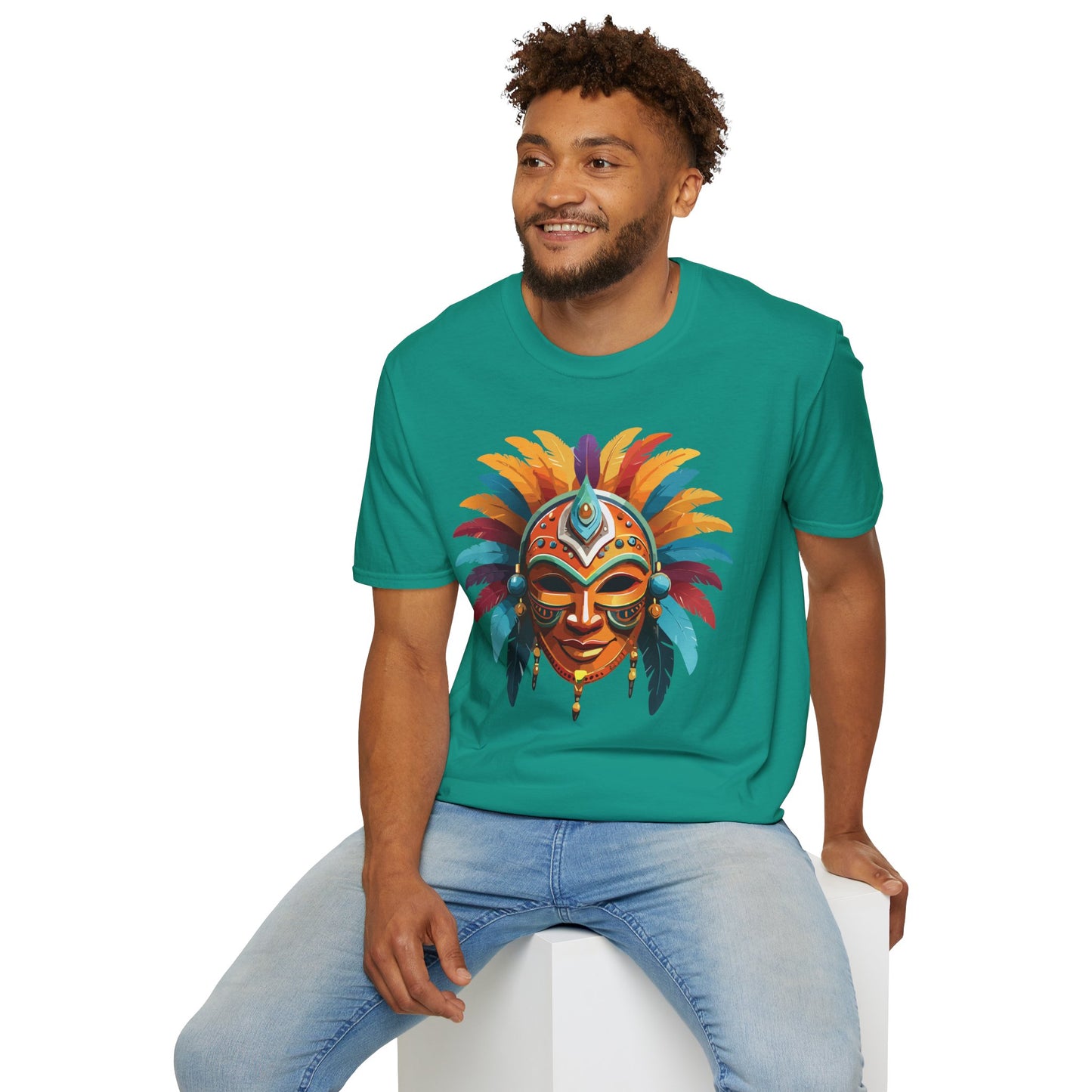 Mask Tee Shirt, Mask Shirt, Shirt with Mask, Masquerade Tees