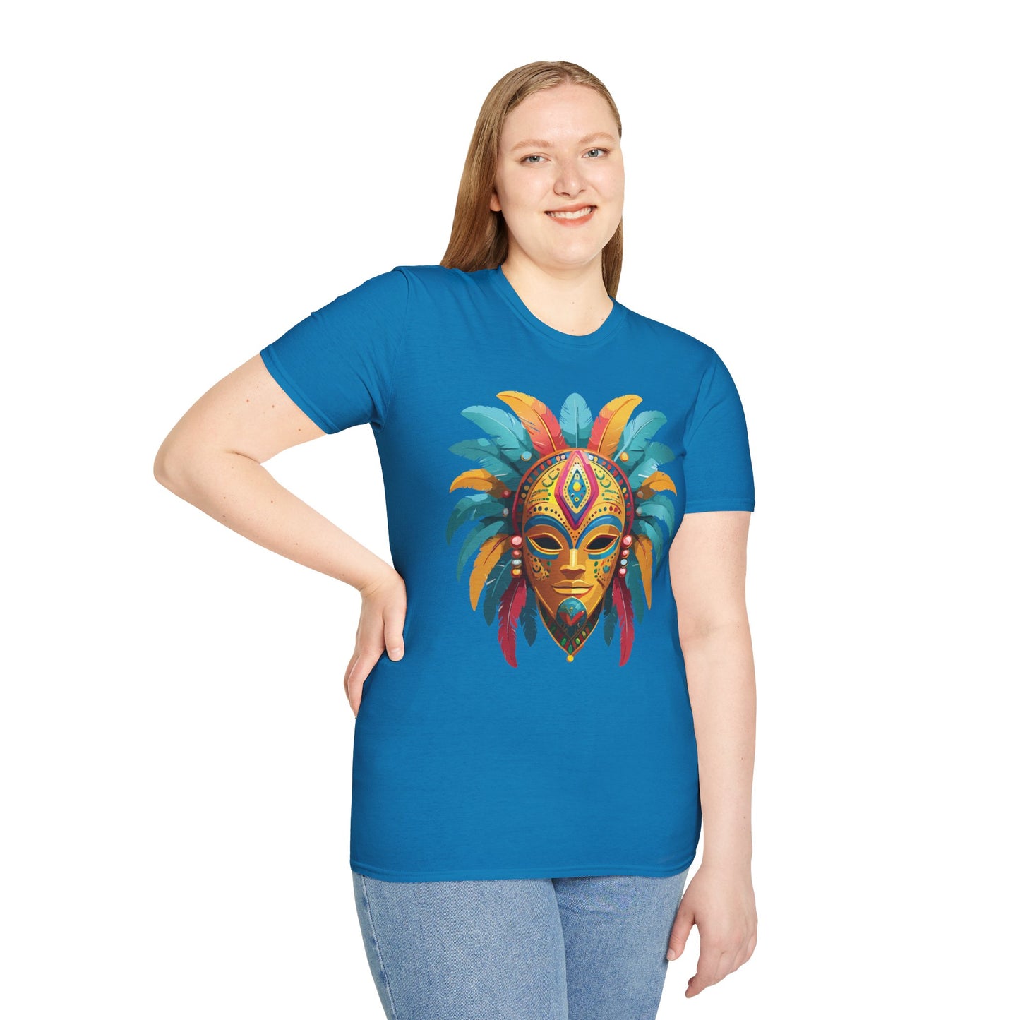 Mask Tee Shirt, Mask Shirt, Shirt with Mask, Masquerade Tees