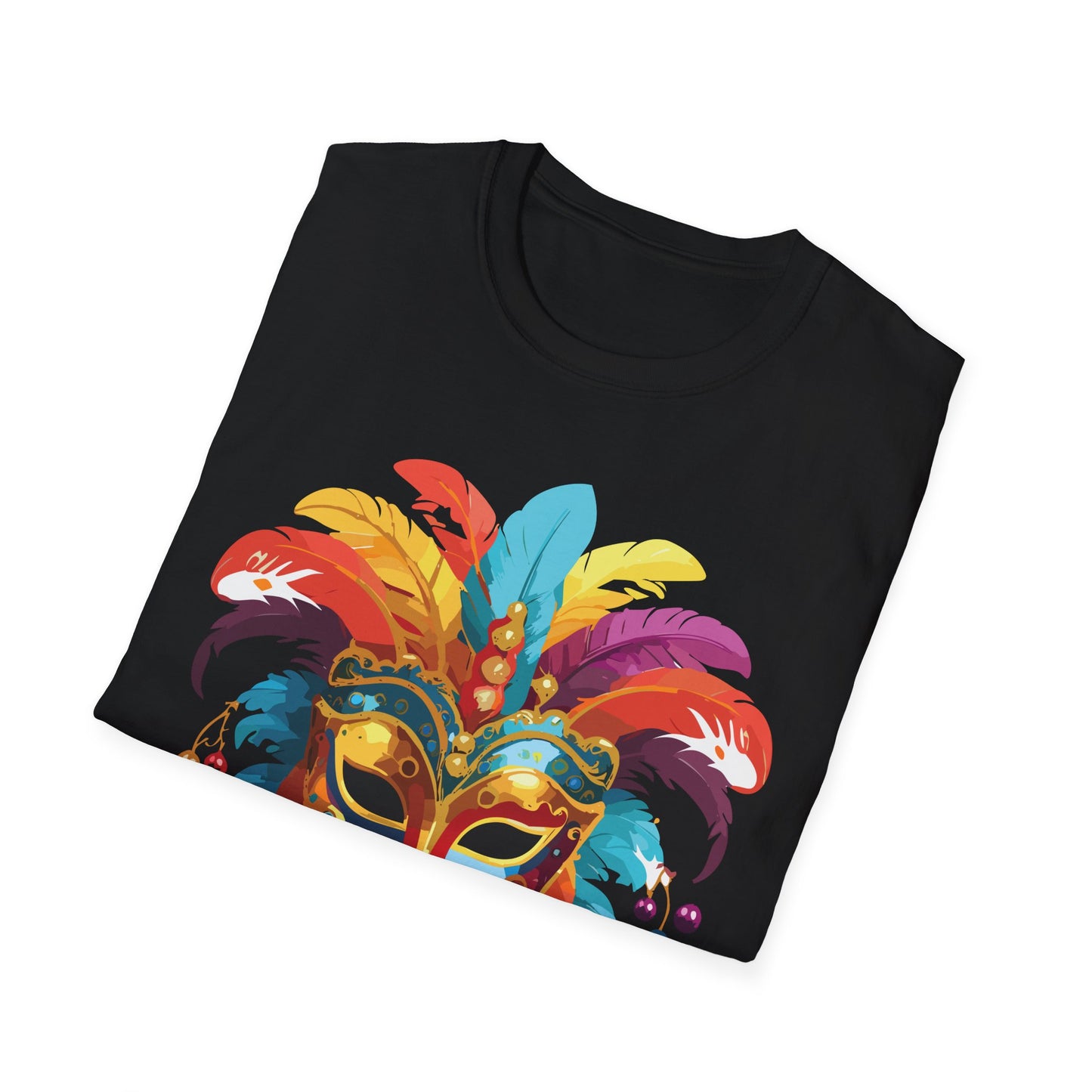 Mask Tee Shirt, Mask Shirt, Shirt with Mask, Masquerade Tees