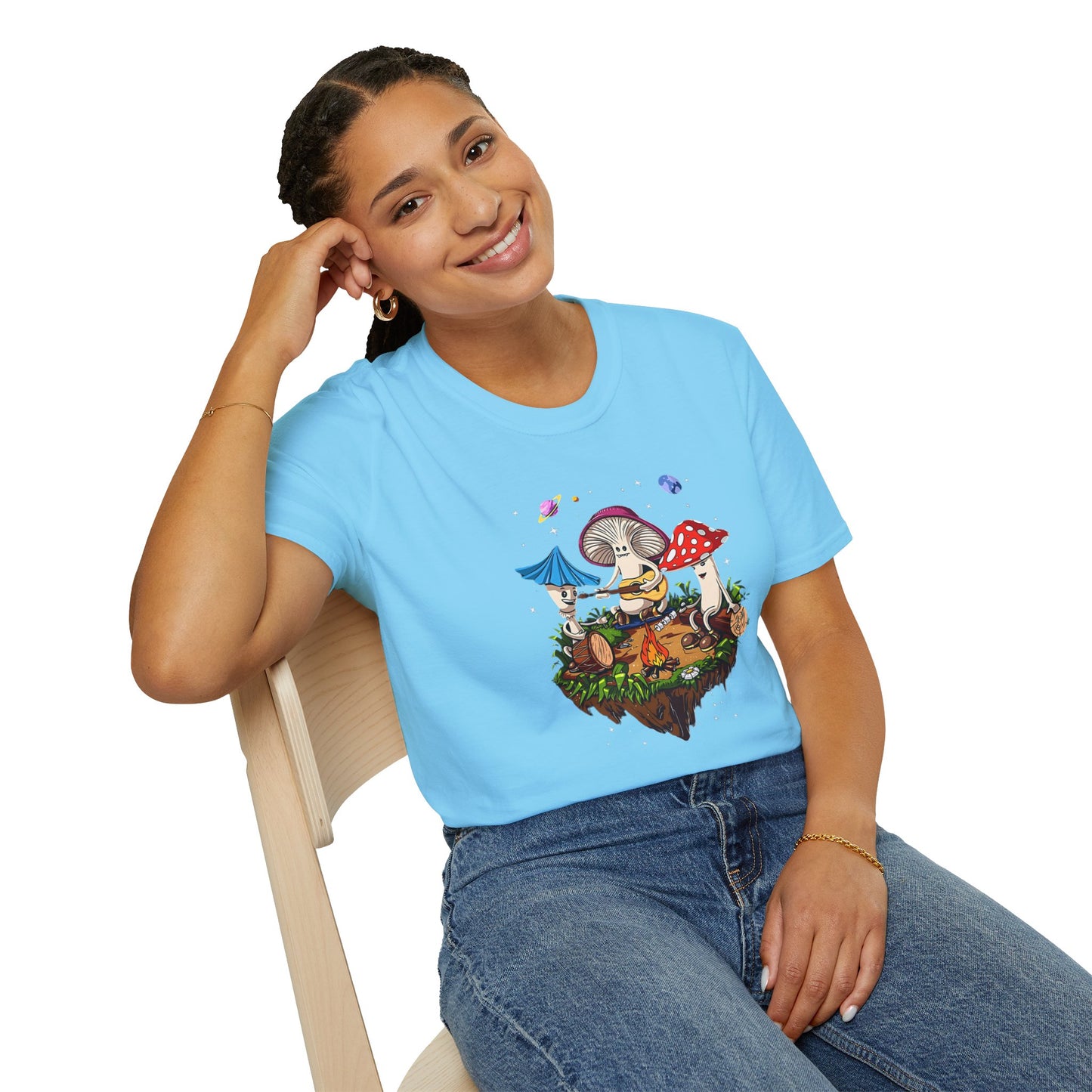 Mashroom Tee Shirt, Mashroom Shirt, Shirt with Funny Mashroom, Shirt with Fungus