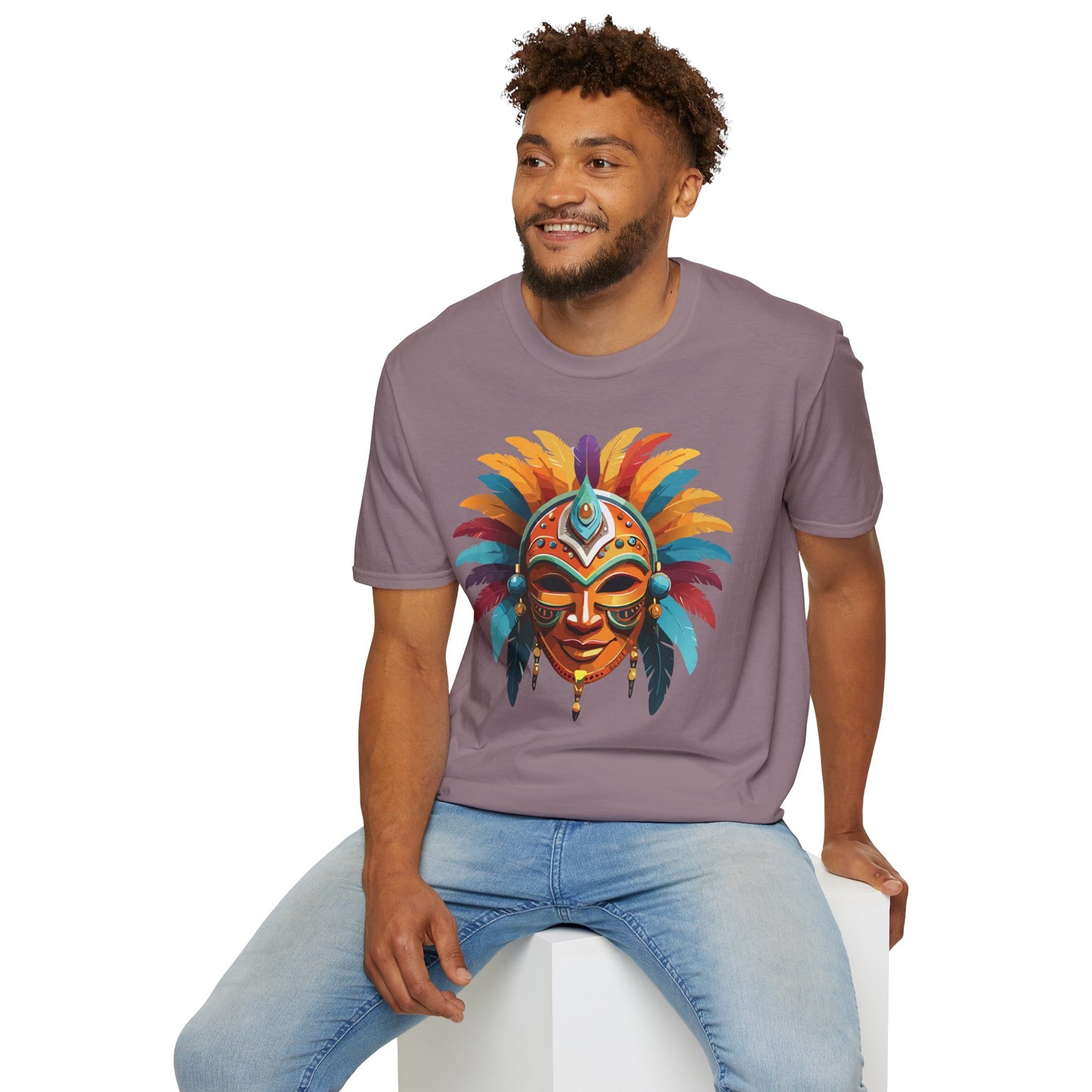 Mask Tee Shirt, Mask Shirt, Shirt with Mask, Masquerade Tees