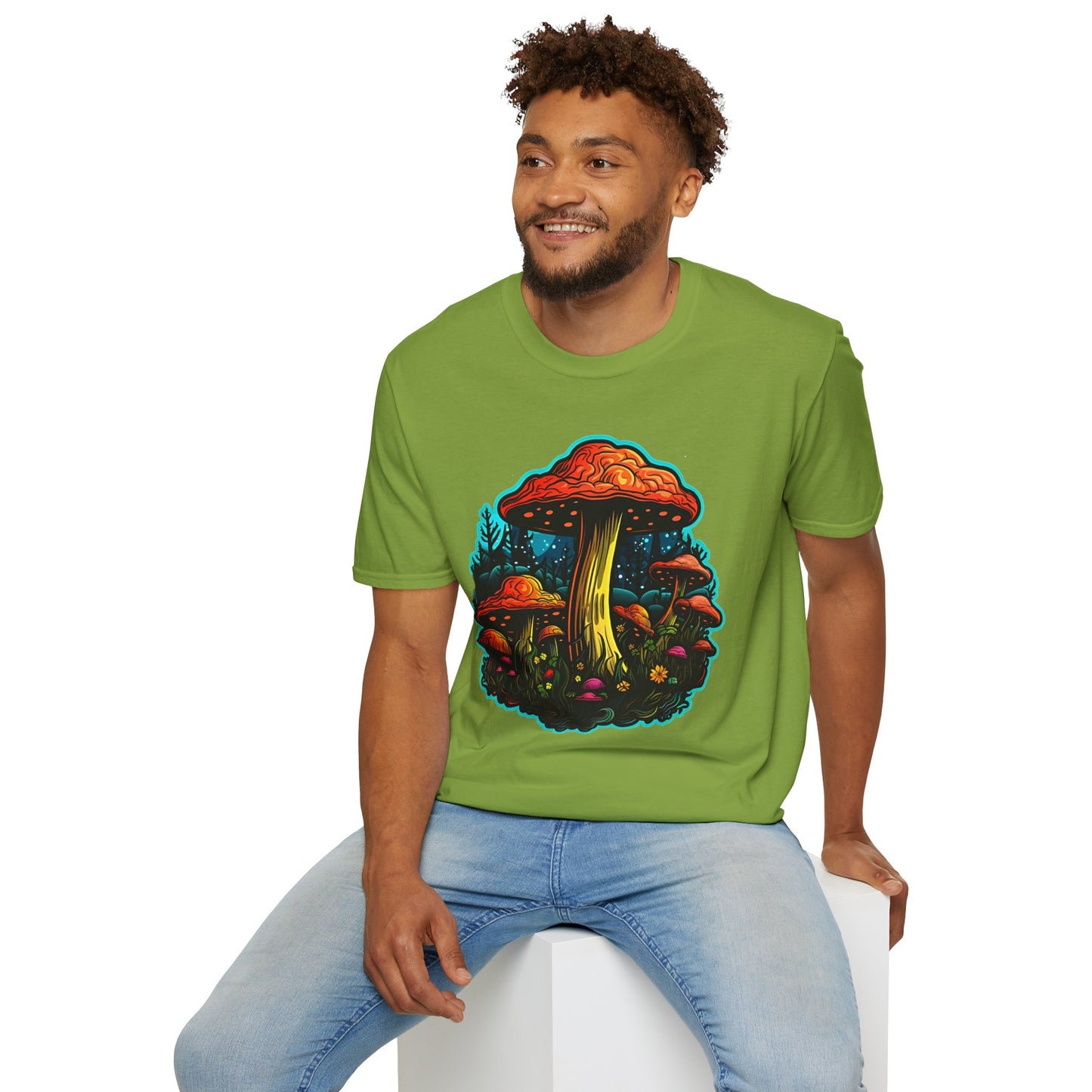 Mashroom Tee Shirt, Mashroom Shirt, Shirt with Funny Mashroom, Shirt with Fungus