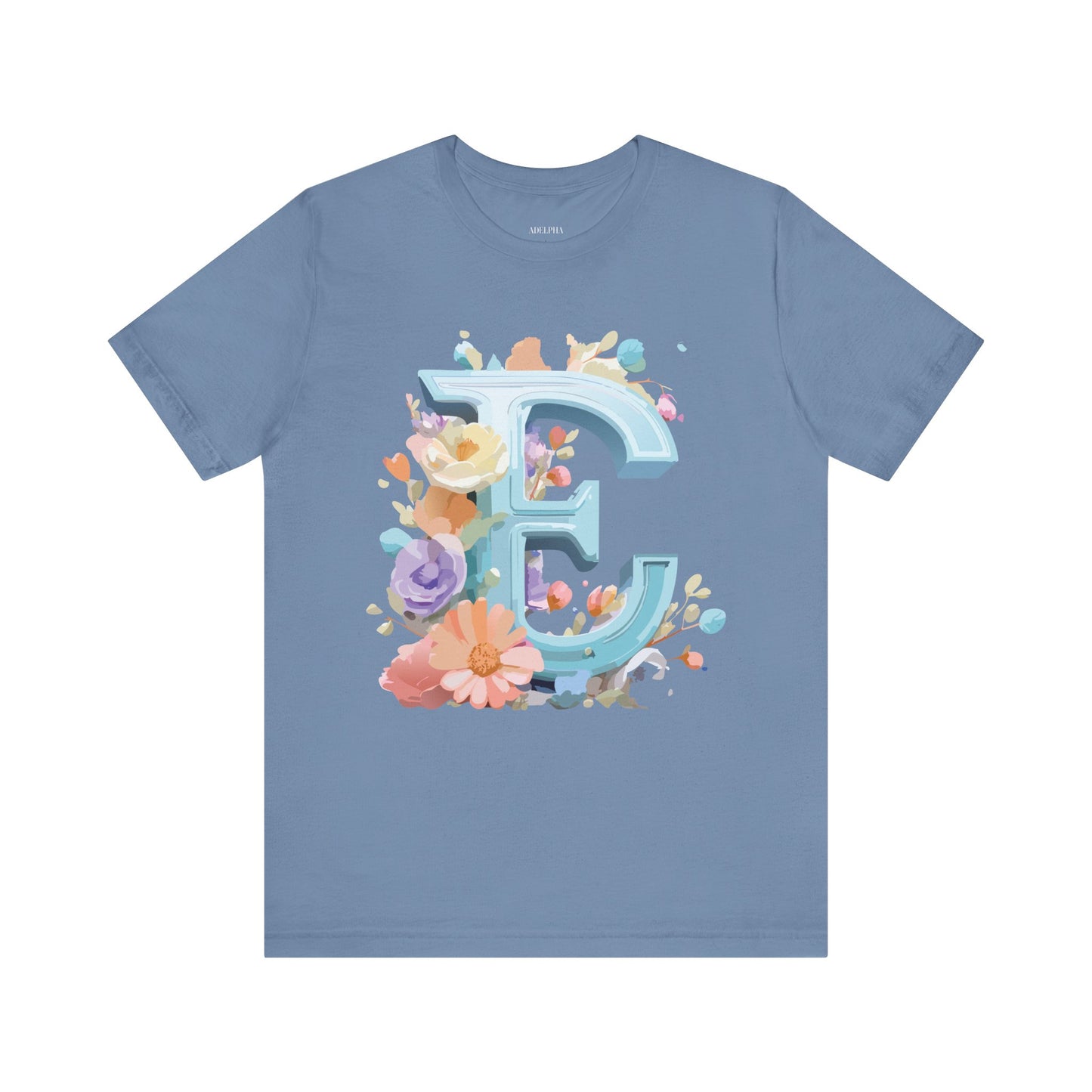 Letter Shirt, Letter E Shirt