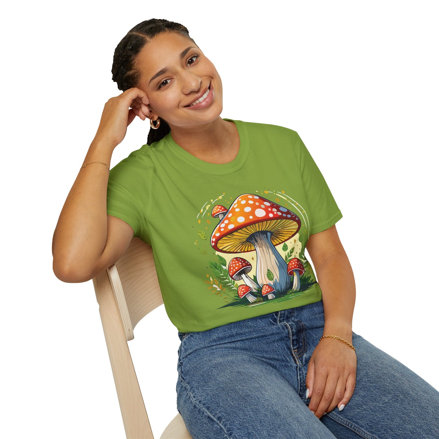 Mashroom Tee Shirt, Mashroom Shirt, Shirt with Funny Mashroom, Shirt with Fungus