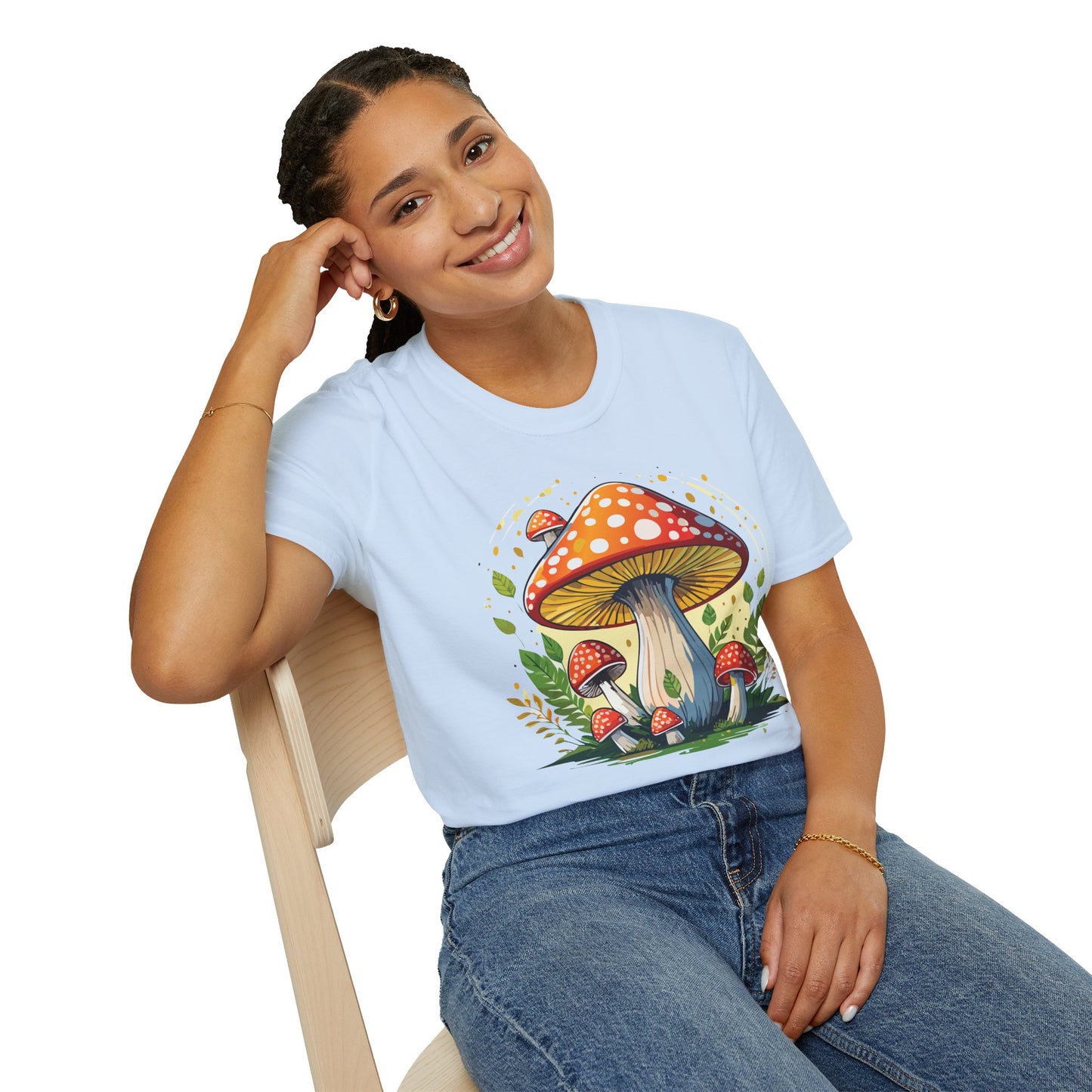 Mashroom Tee Shirt, Mashroom Shirt, Shirt with Funny Mashroom, Shirt with Fungus