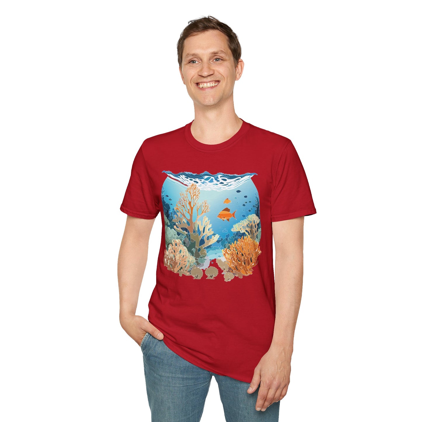 Ocean Tee Shirt, Ocean Shirt, Shirt with Ocean, U boat Tees, Shirt with U-Boat