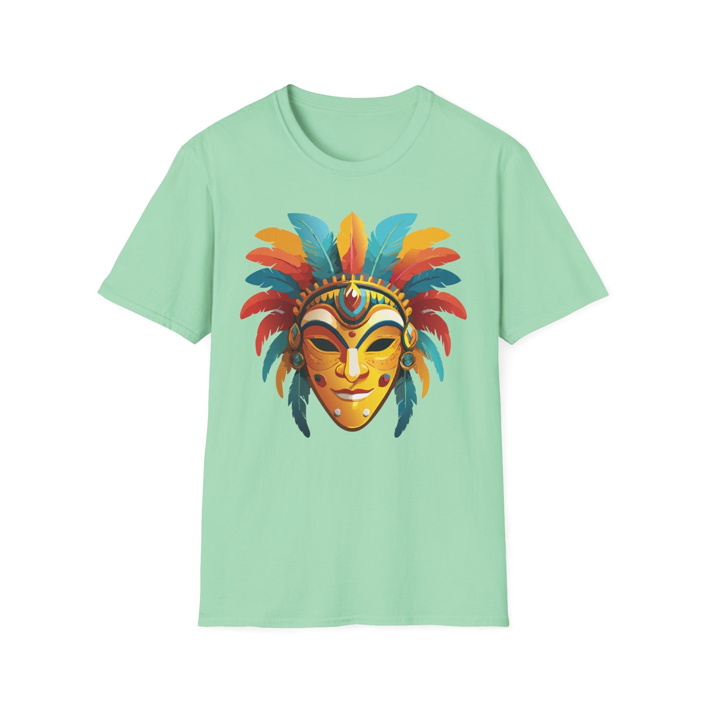 Mask Tee Shirt, Mask Shirt, Shirt with Mask, Masquerade Tees