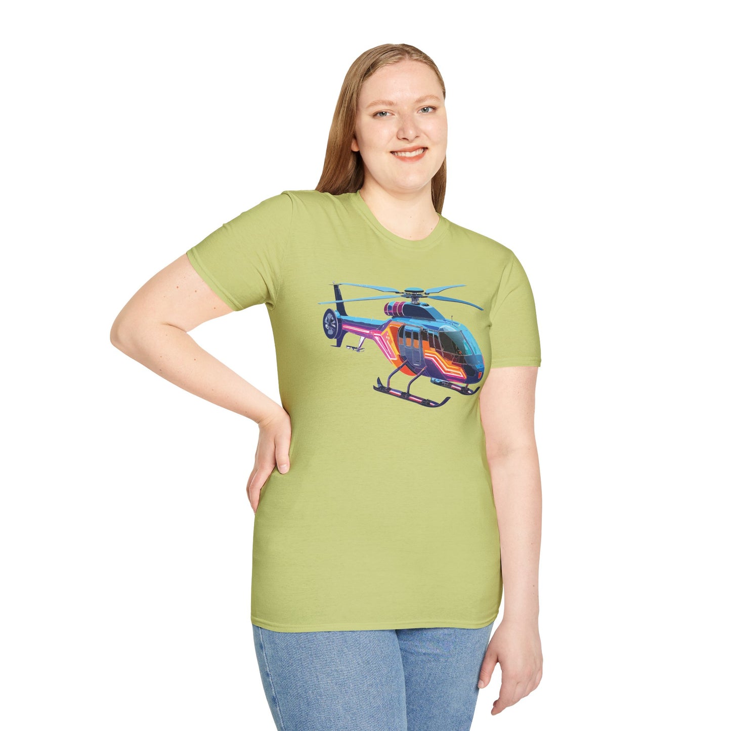 Chopper Shirt, Helicopter Shirt, Shirt with Helicopter, T Shirt with Chopper