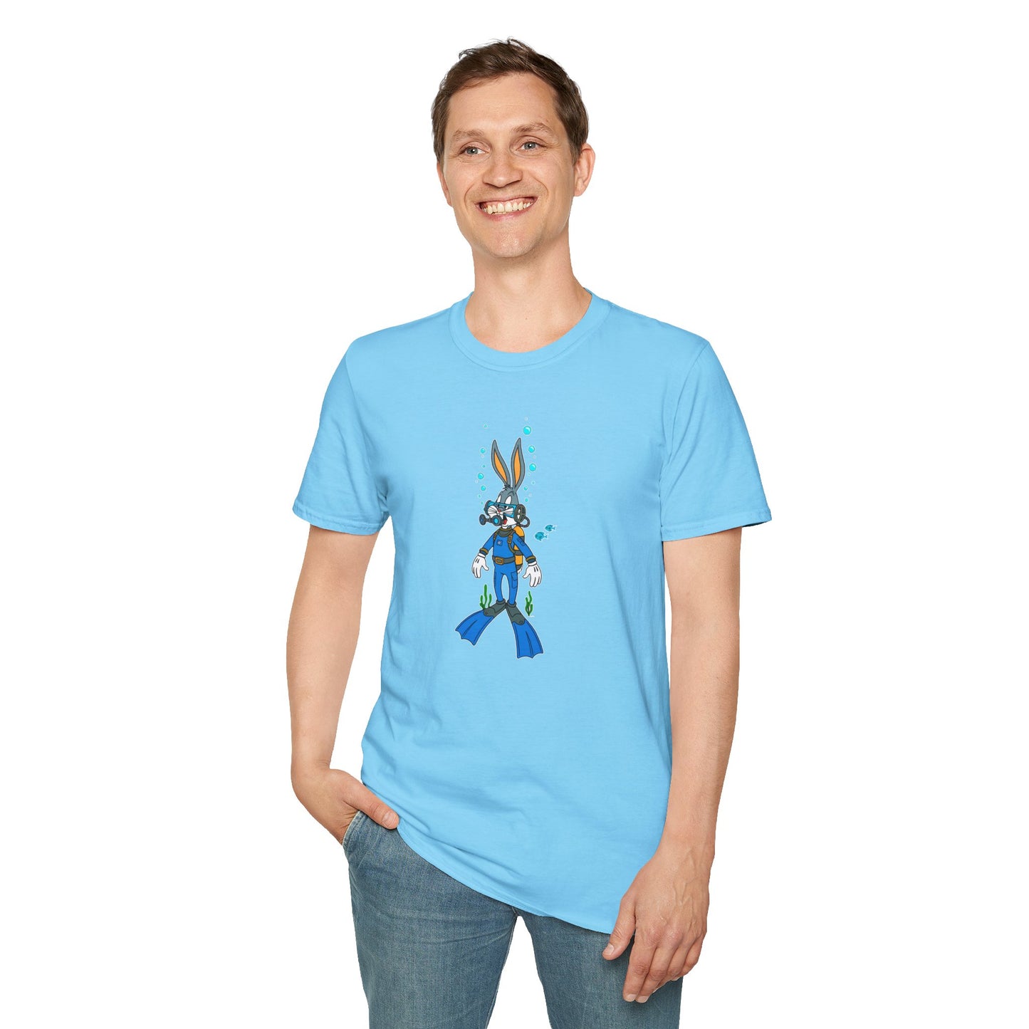 Bugs Bunny Shirt, Bugs Bunny T Shirt, Shirt with Bugs Bunny, T Shirt with Cartoon, Cartoon on T Shirt, Animation Shirt