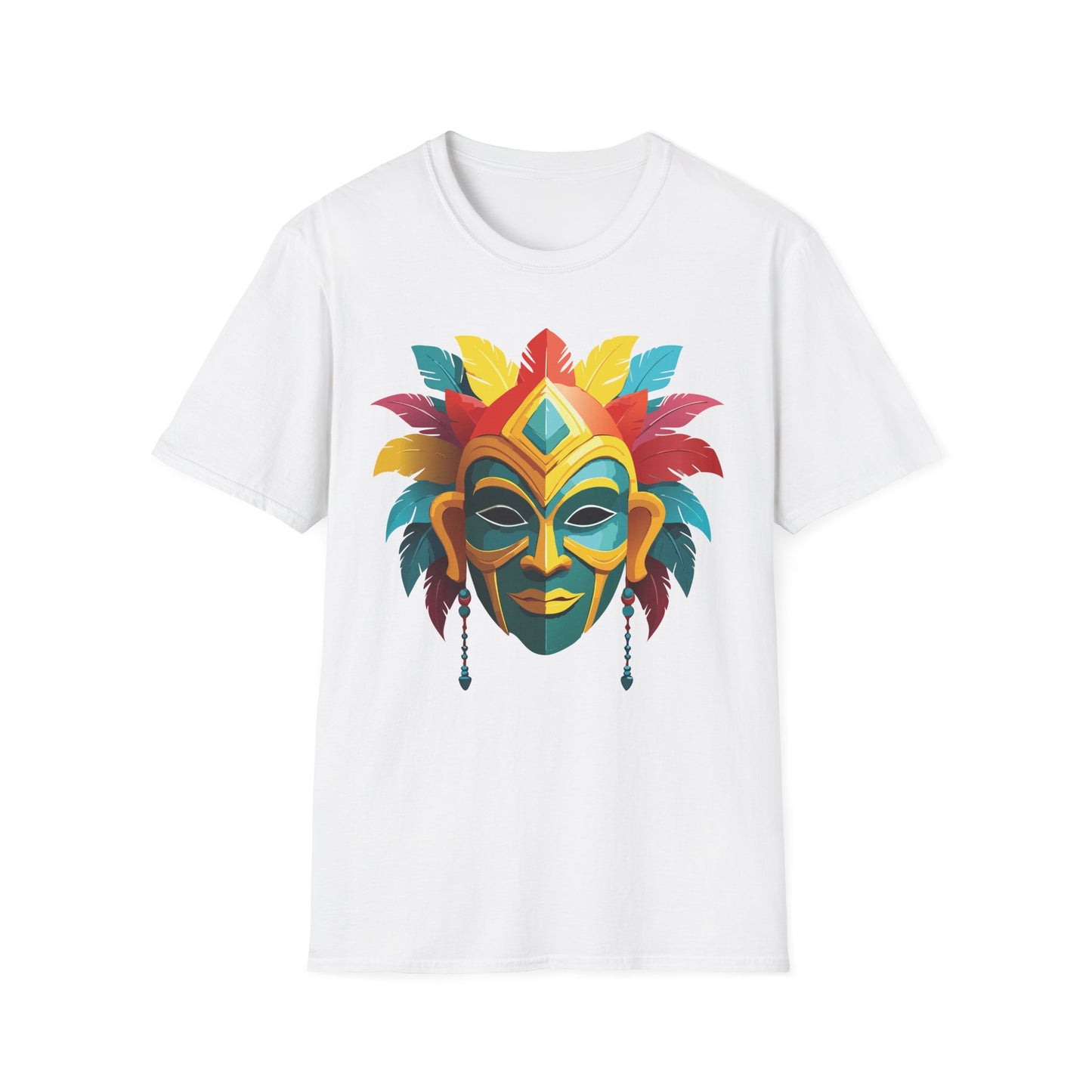 Mask Tee Shirt, Mask Shirt, Shirt with Mask, Masquerade Tees