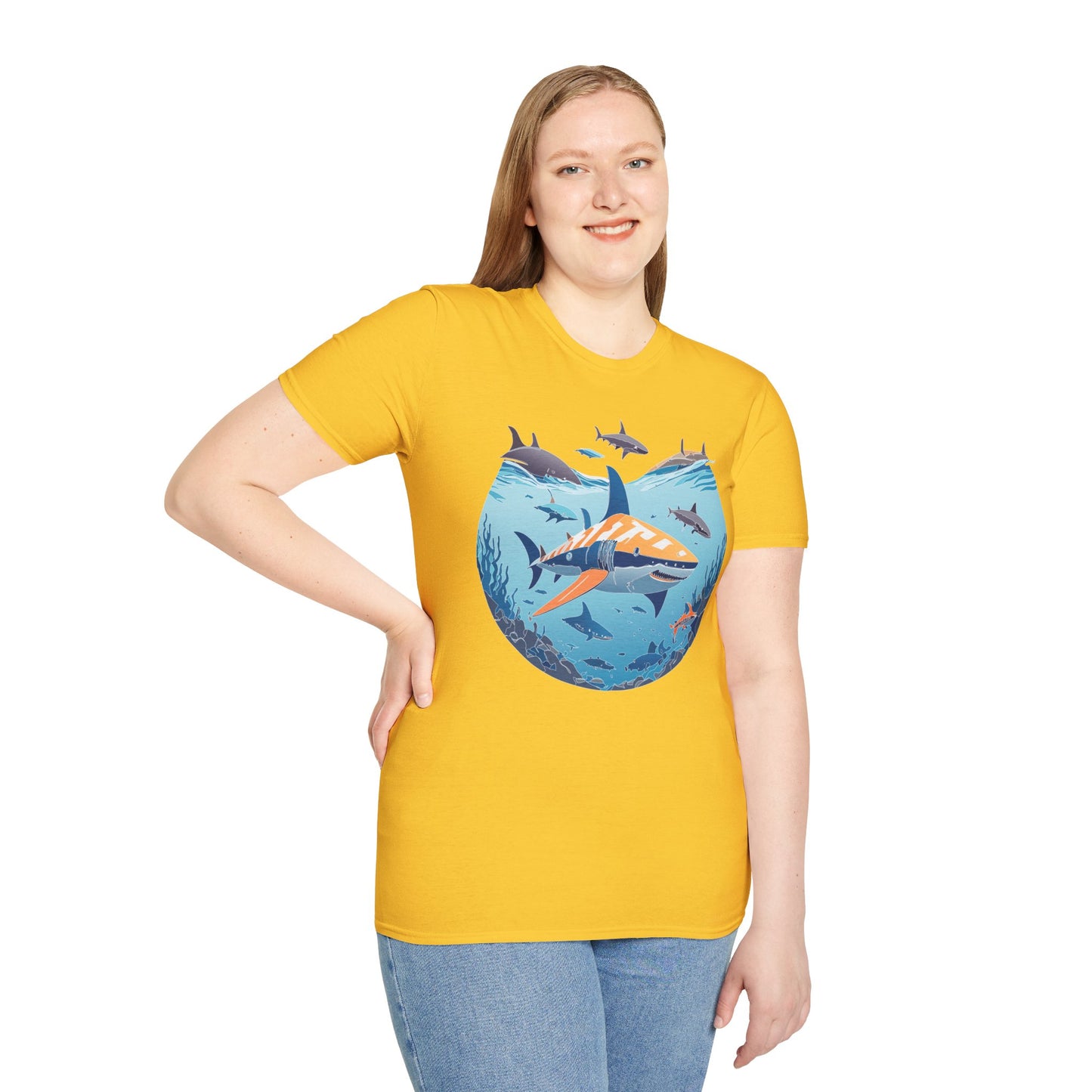 Ocean Tee Shirt, Ocean Shirt, Shirt with Ocean, U boat Tees, Shirt with U-Boat