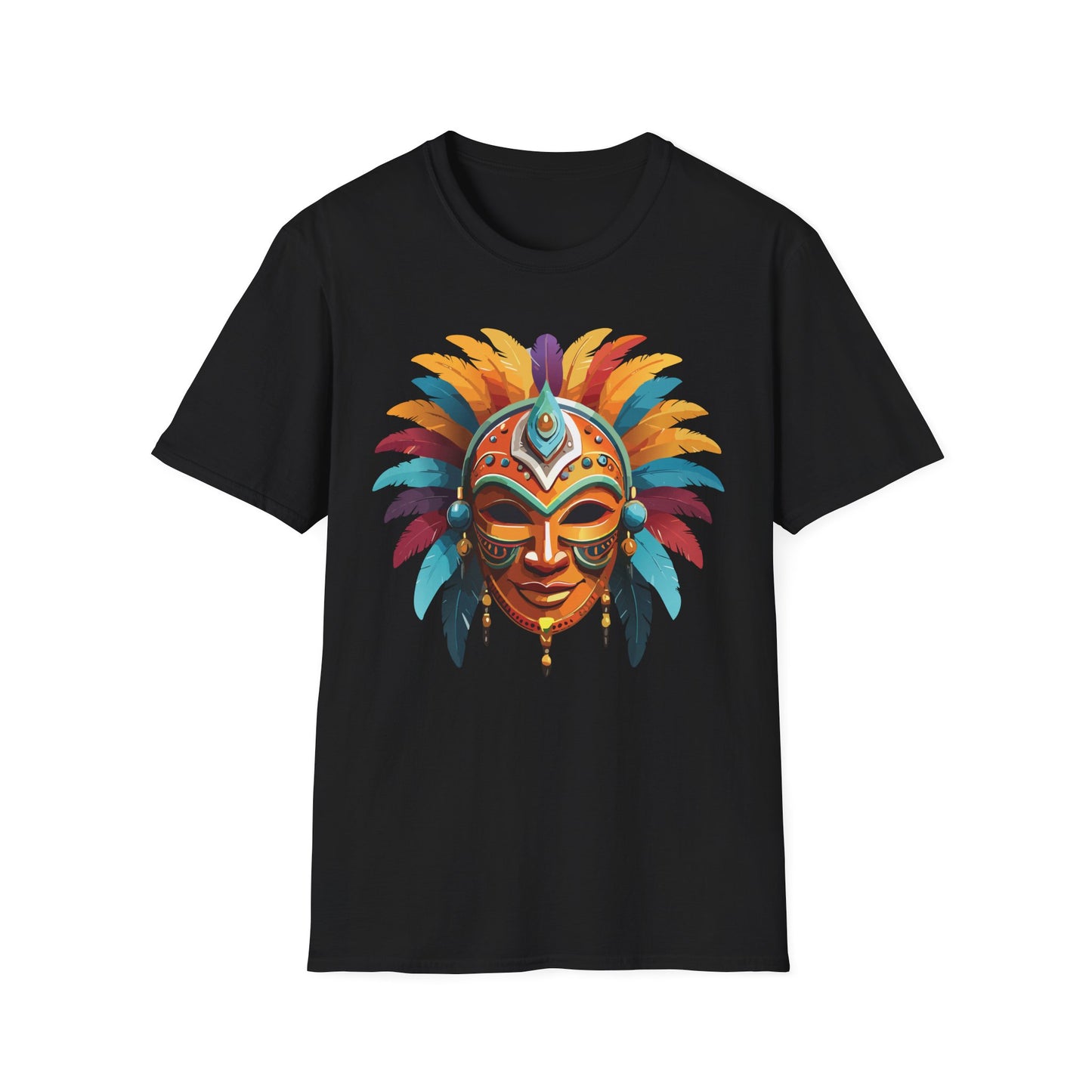 Mask Tee Shirt, Mask Shirt, Shirt with Mask, Masquerade Tees