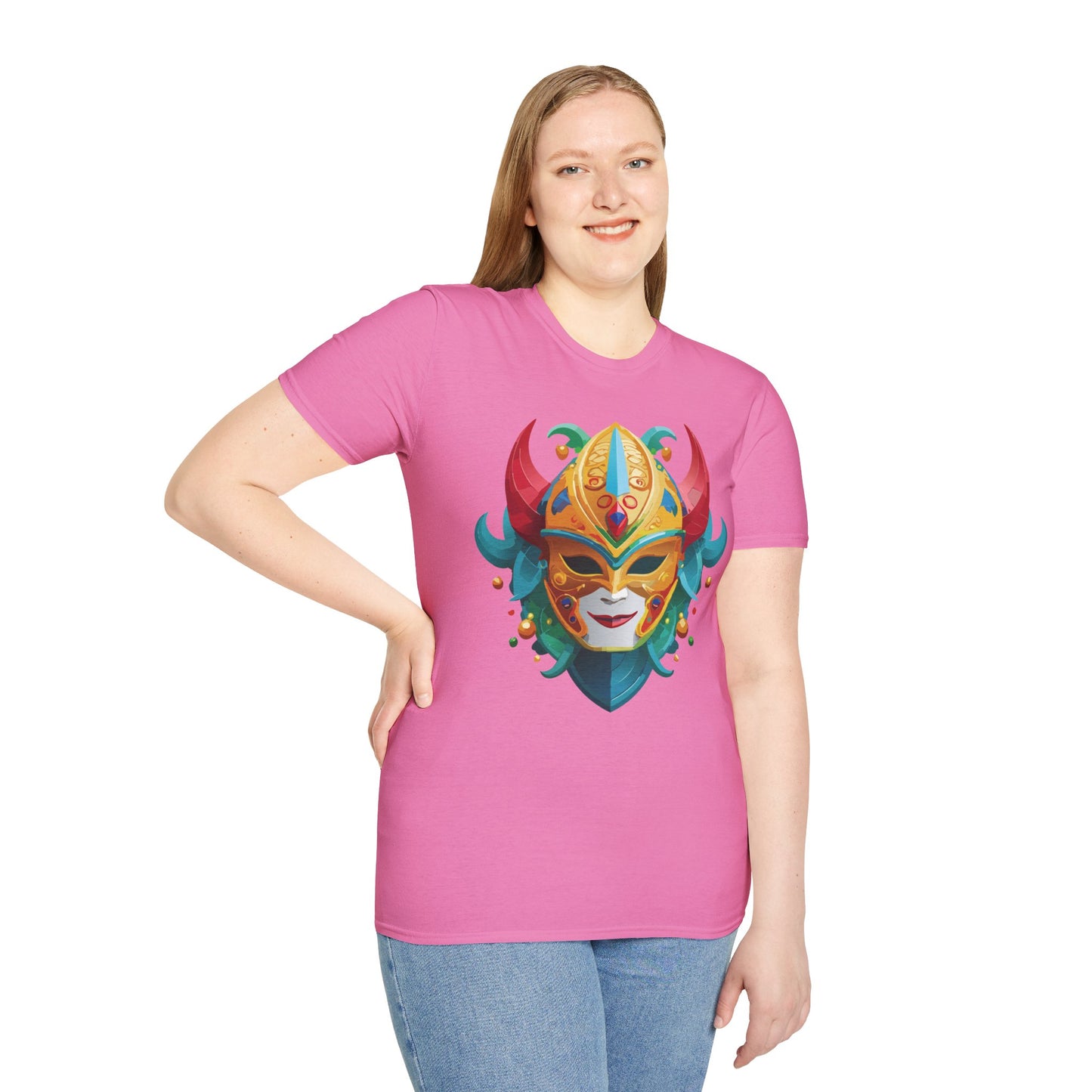 Mask Tee Shirt, Mask Shirt, Shirt with Mask, Masquerade Tees