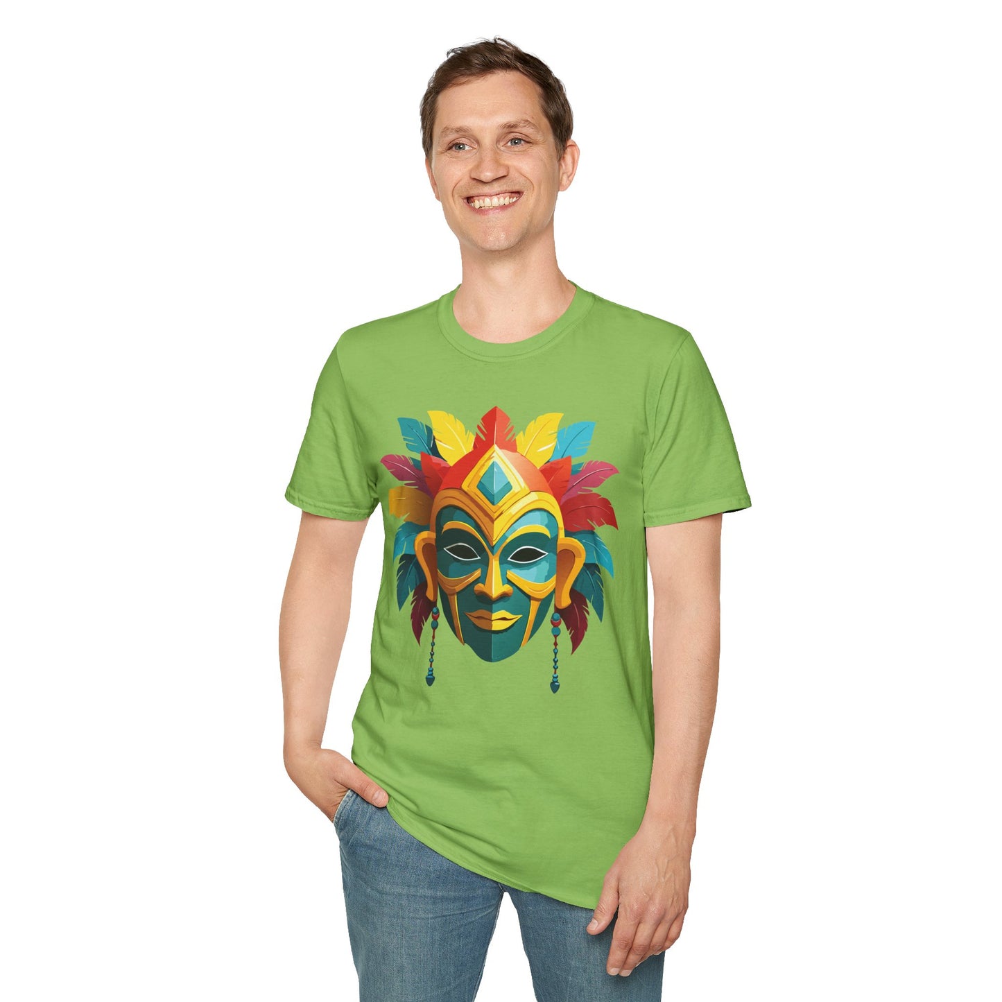 Mask Tee Shirt, Mask Shirt, Shirt with Mask, Masquerade Tees