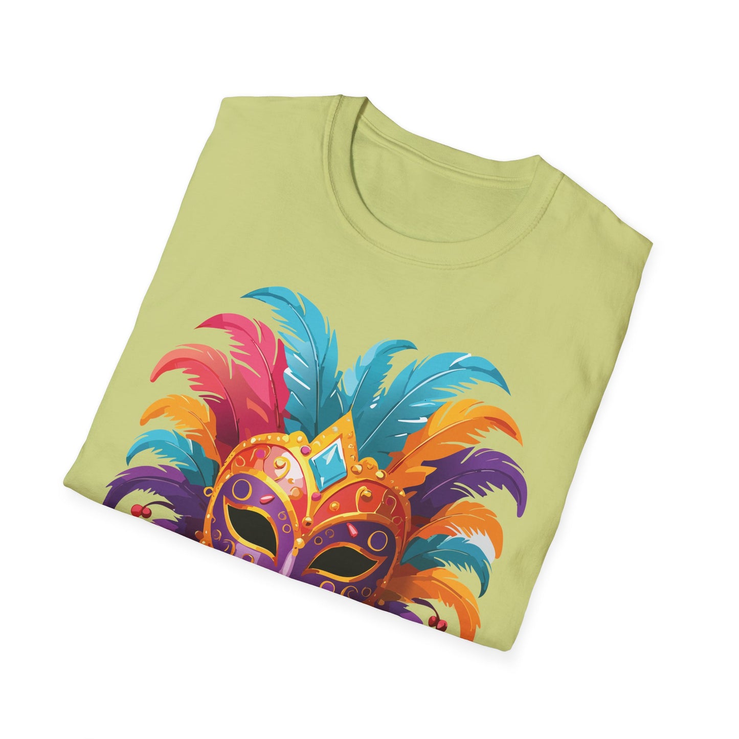 Mask Tee Shirt, Mask Shirt, Shirt with Mask, Masquerade Tees