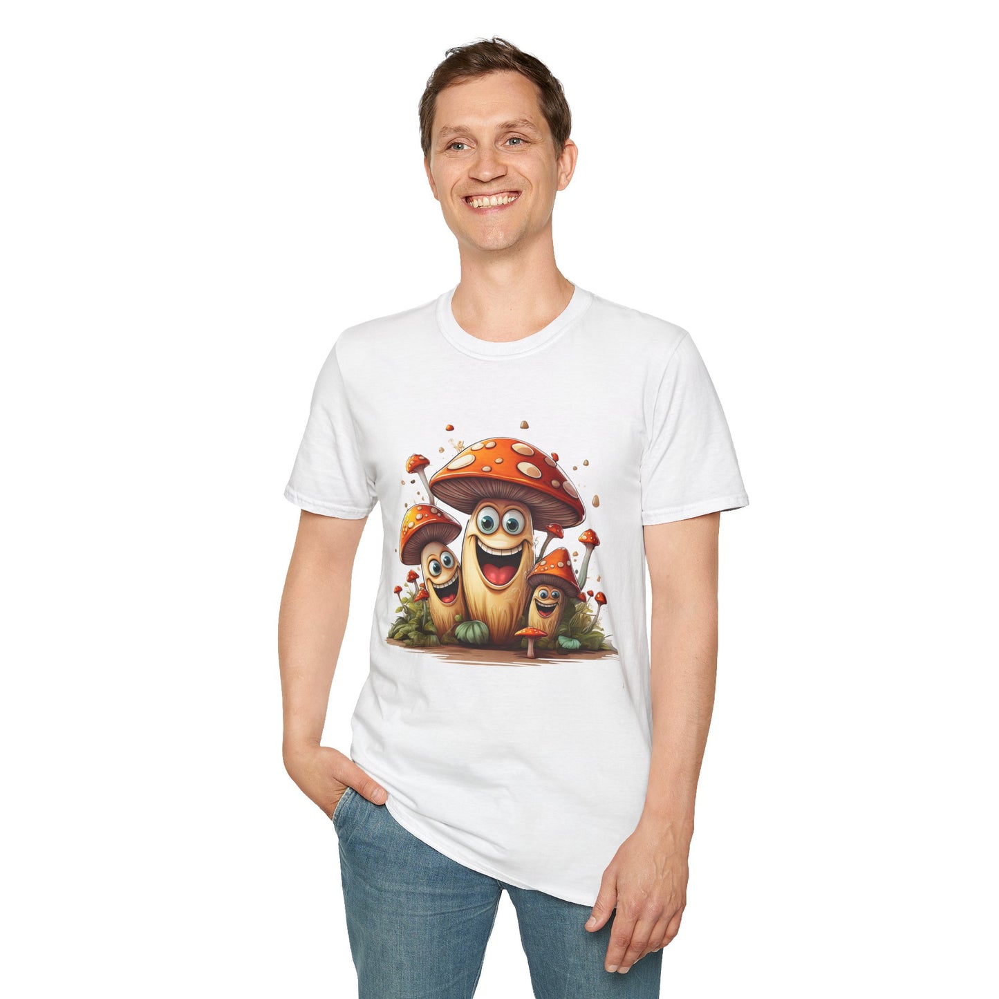 Mashroom Tee Shirt, Mashroom Shirt, Shirt with Funny Mashroom, Shirt with Fungus