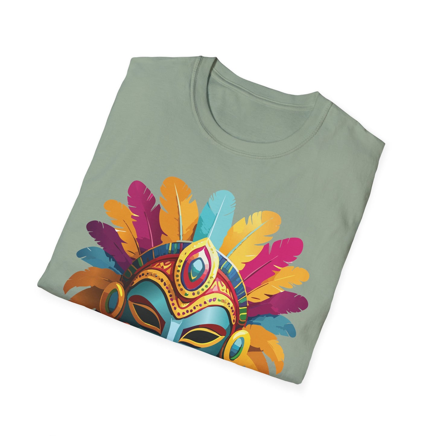 Mask Tee Shirt, Mask Shirt, Shirt with Mask, Masquerade Tees