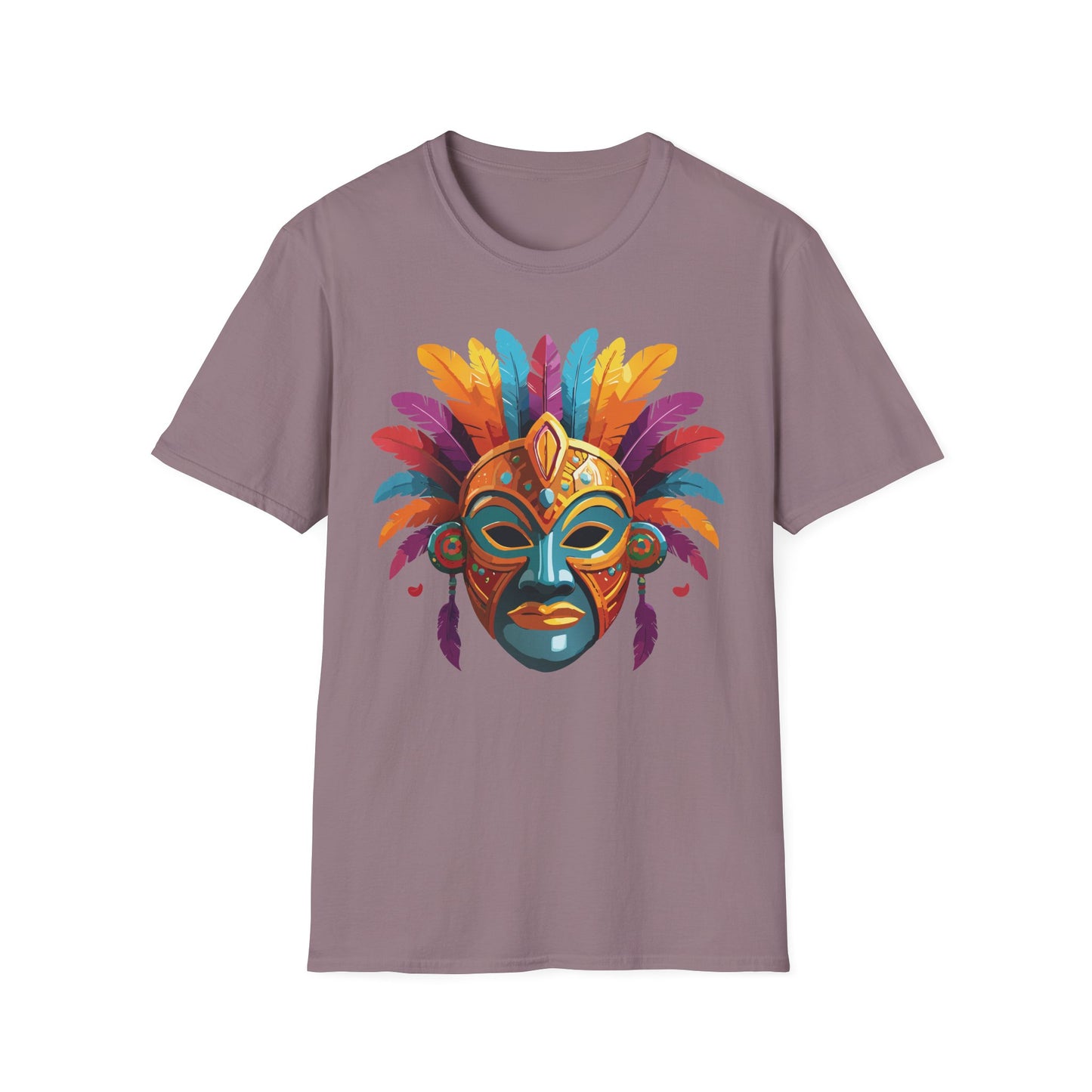 Mask Tee Shirt, Mask Shirt, Shirt with Mask, Masquerade Tees