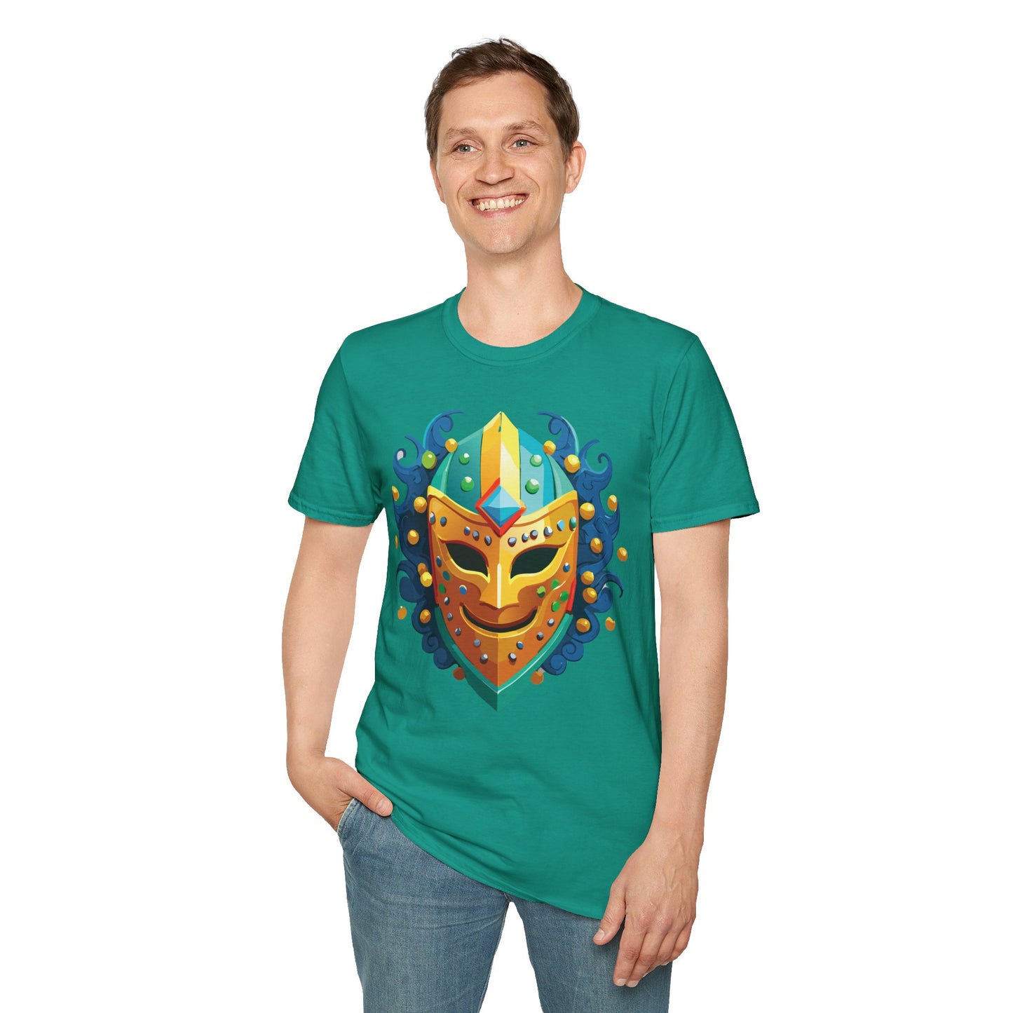 Mask Tee Shirt, Mask Shirt, Shirt with Mask, Masquerade Tees