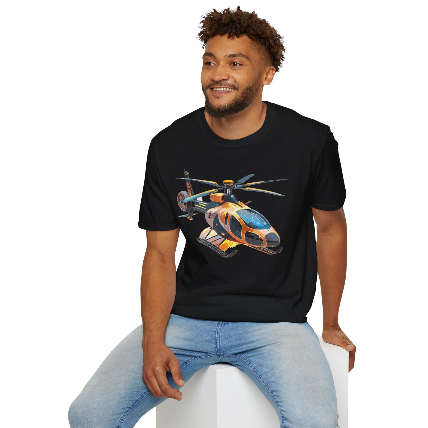 Chopper Shirt, Helicopter Shirt, Shirt with Helicopter, T Shirt with Chopper