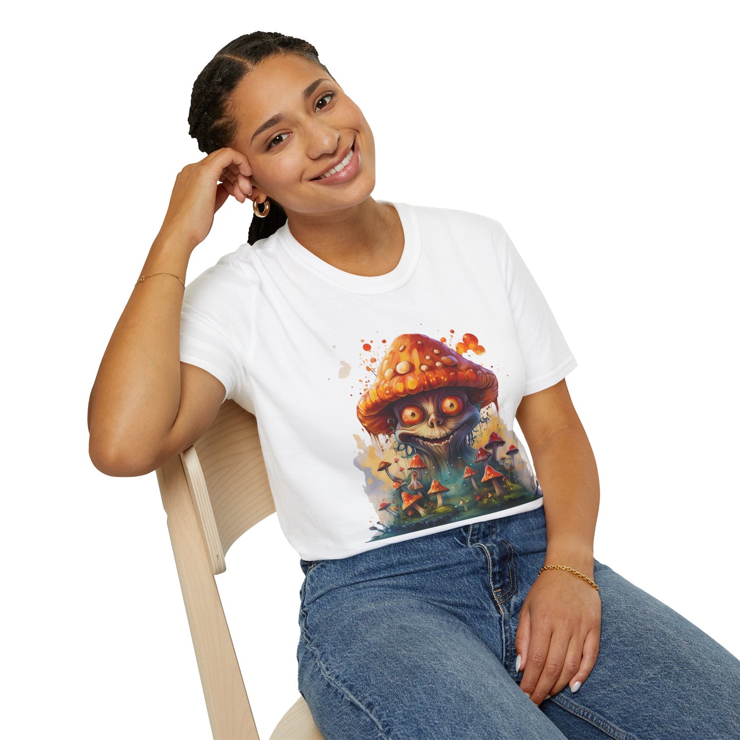 Mashroom Tee Shirt, Mashroom Shirt, Shirt with Funny Mashroom, Shirt with Fungus
