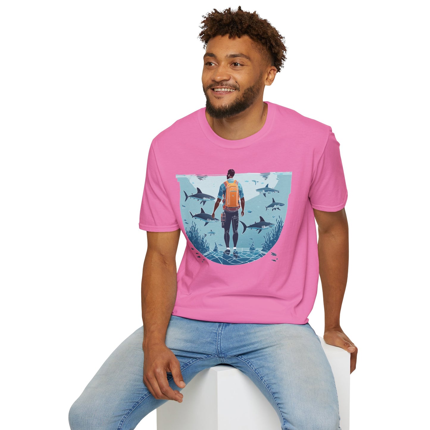 Ocean Tee Shirt, Ocean Shirt, Shirt with Ocean, U boat Tees, Shirt with U-Boat