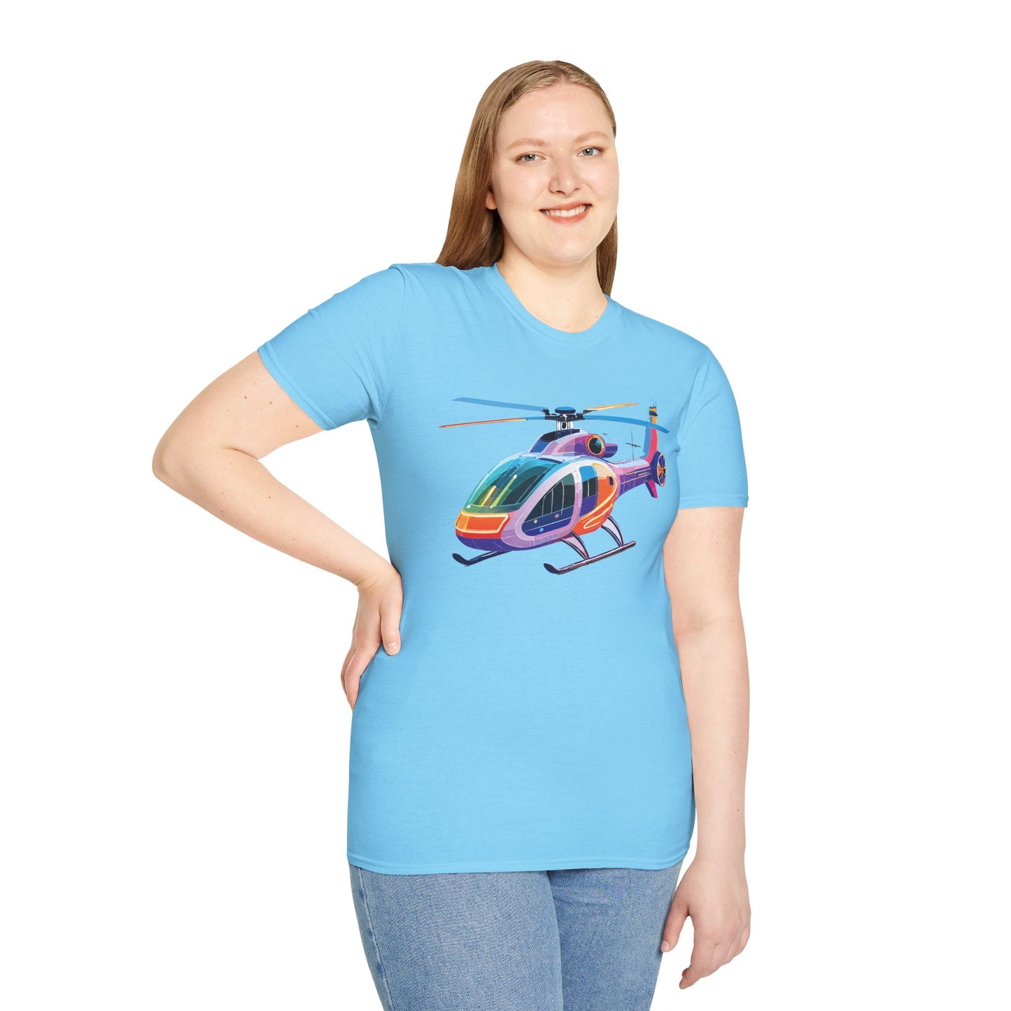 Chopper Shirt, Helicopter Shirt, Shirt with Helicopter, T Shirt with Chopper