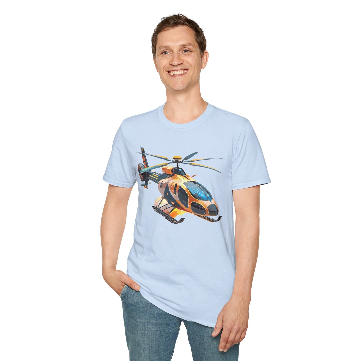 Chopper Shirt, Helicopter Shirt, Shirt with Helicopter, T Shirt with Chopper