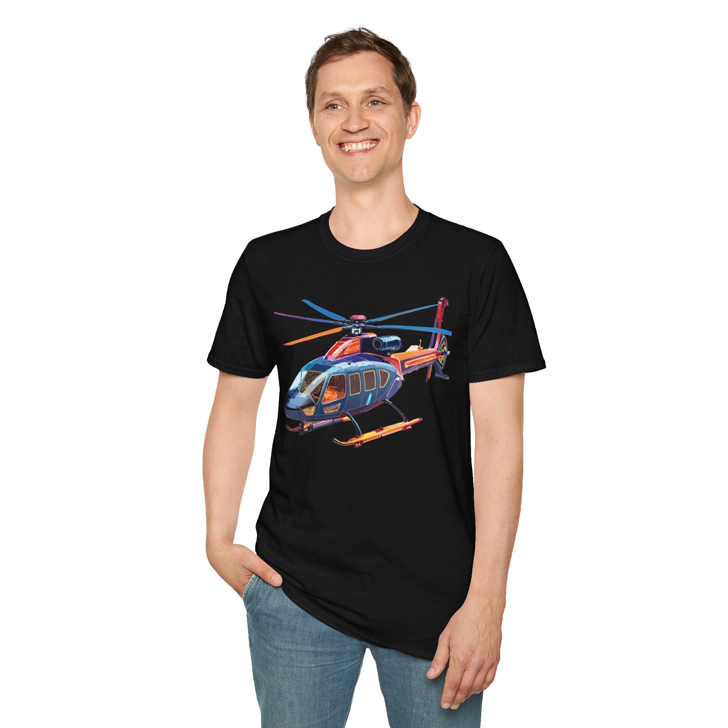 Chopper Shirt, Helicopter Shirt, Shirt with Helicopter, T Shirt with Chopper