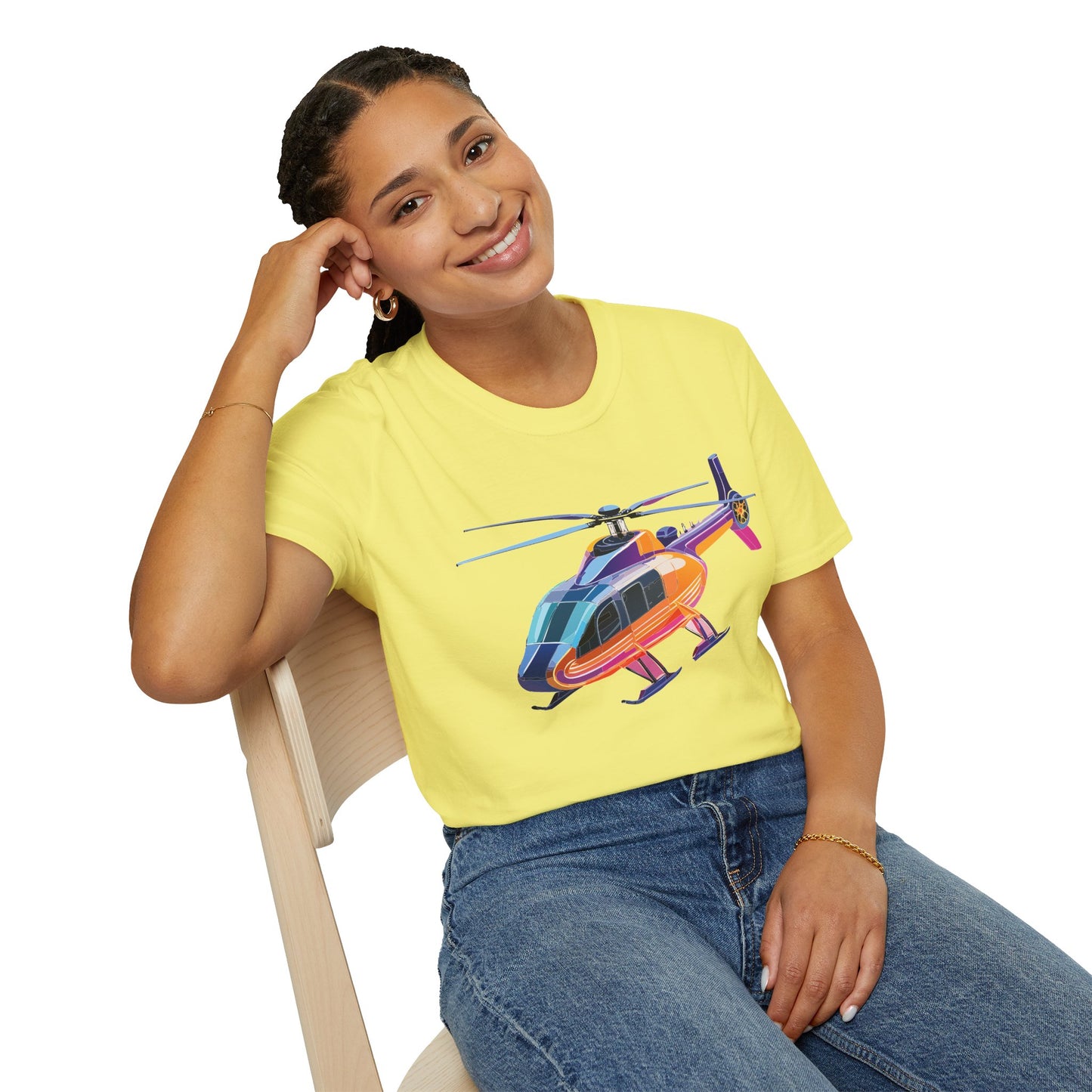 Chopper Shirt, Helicopter Shirt, Shirt with Helicopter, T Shirt with Chopper