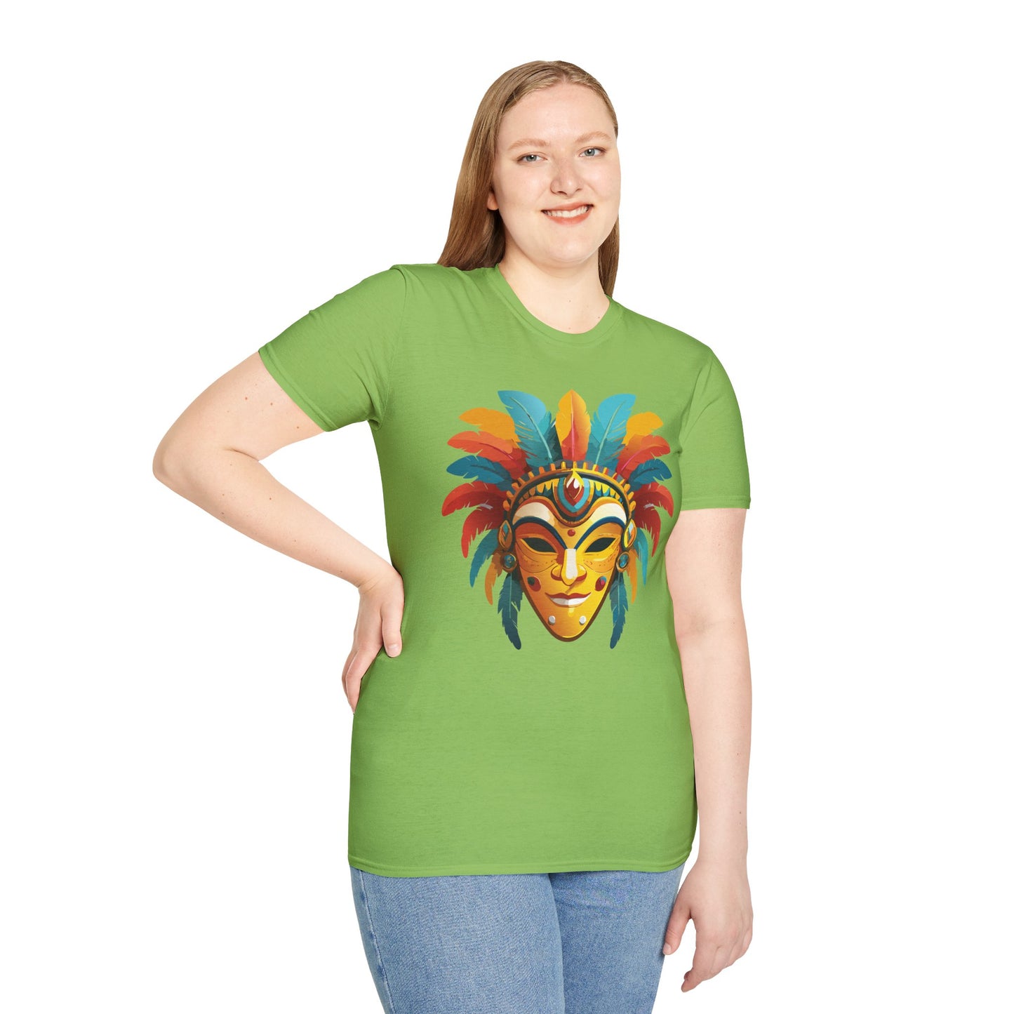 Mask Tee Shirt, Mask Shirt, Shirt with Mask, Masquerade Tees