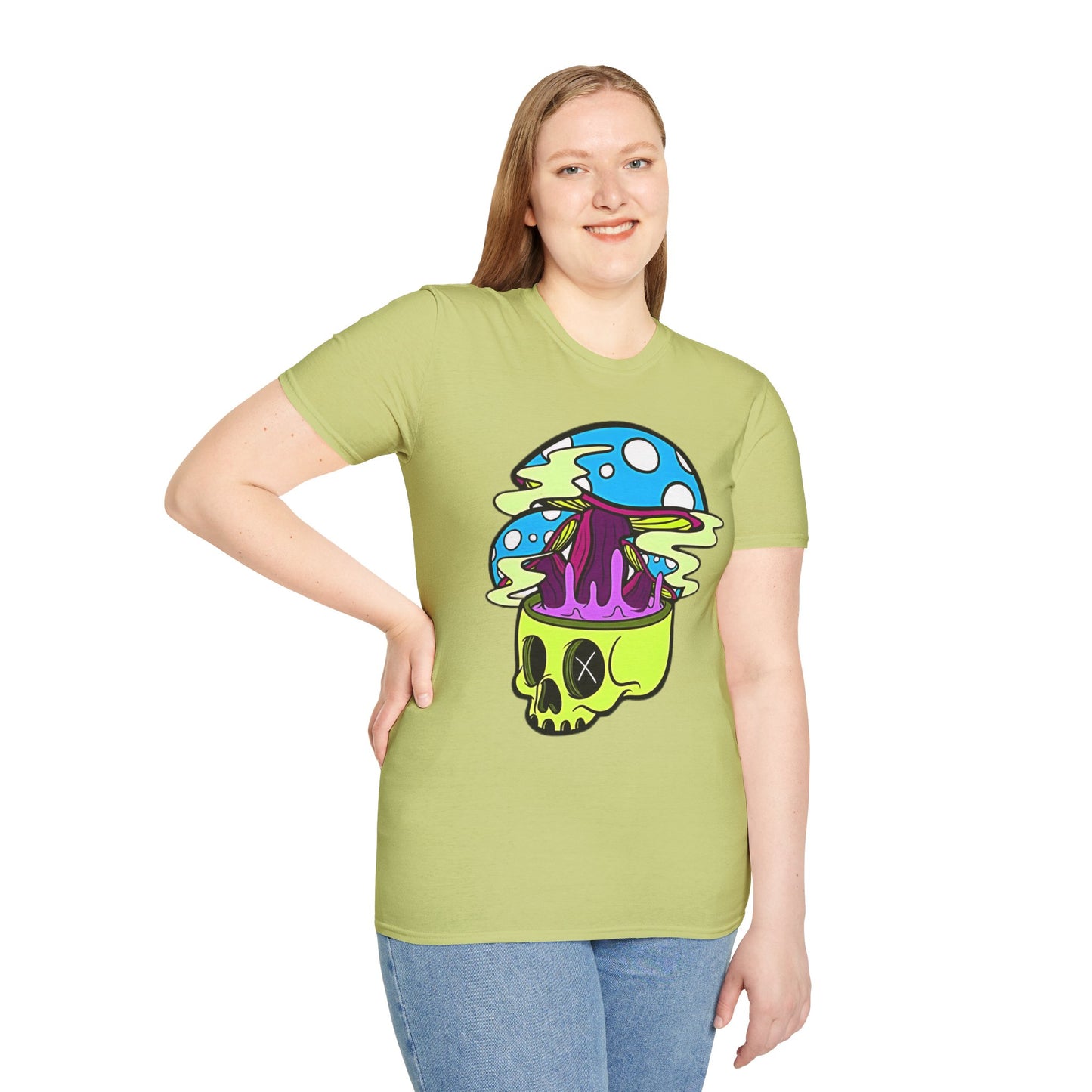 Skull Tee Shirt, Skeleton Shirt, Shirt with Skull, Shirt with Skeleton