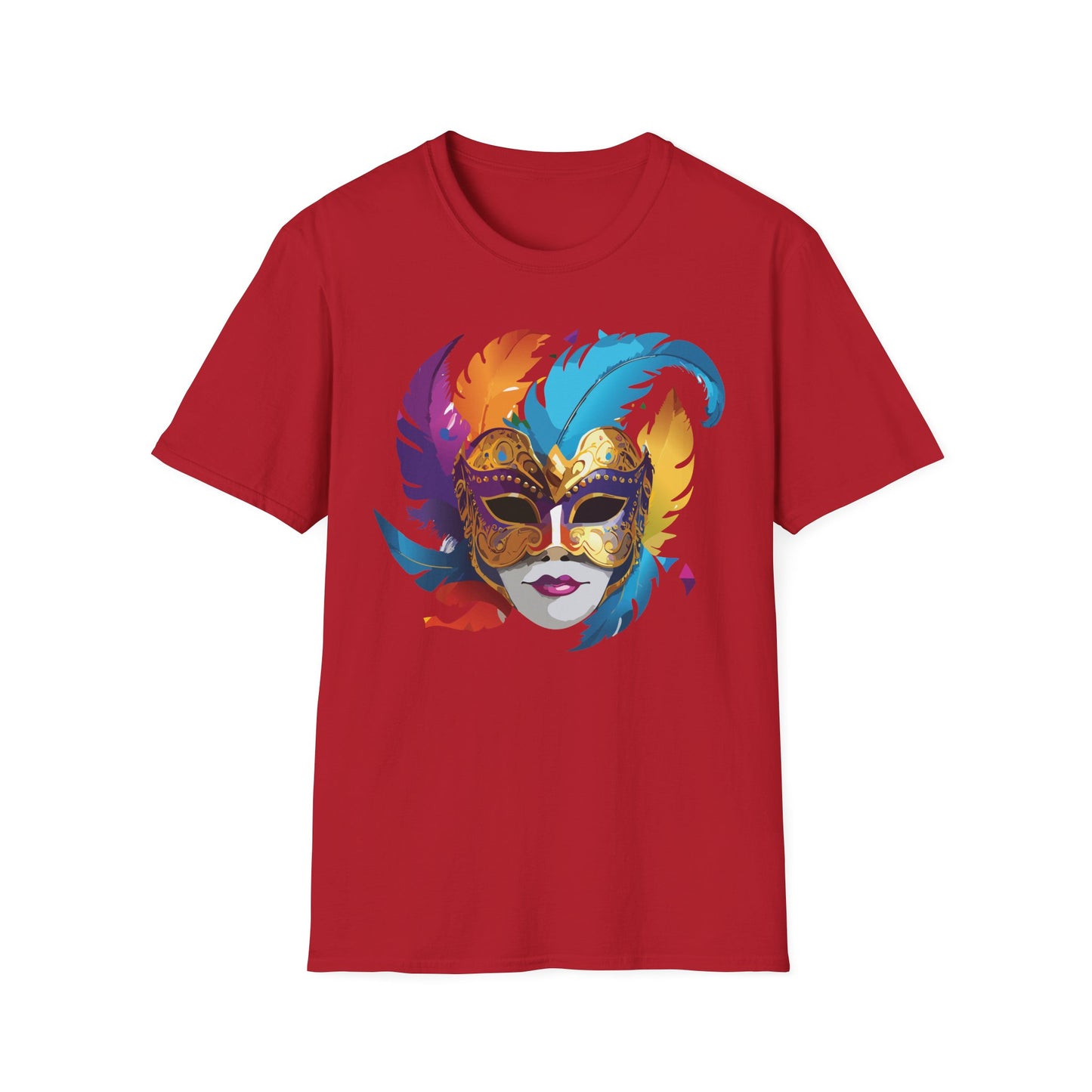 Mask Tee Shirt, Mask Shirt, Shirt with Mask, Masquerade Tees